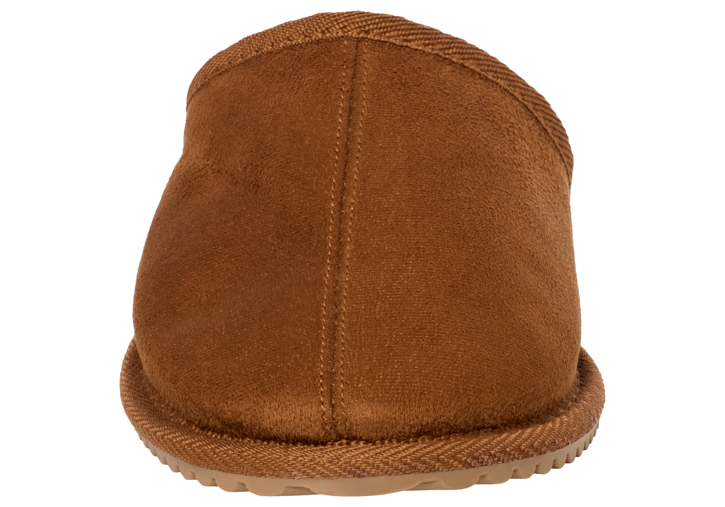 Apollo Pantoffel  2 tlg.  aus Wildlederimitat mit Gummisohle