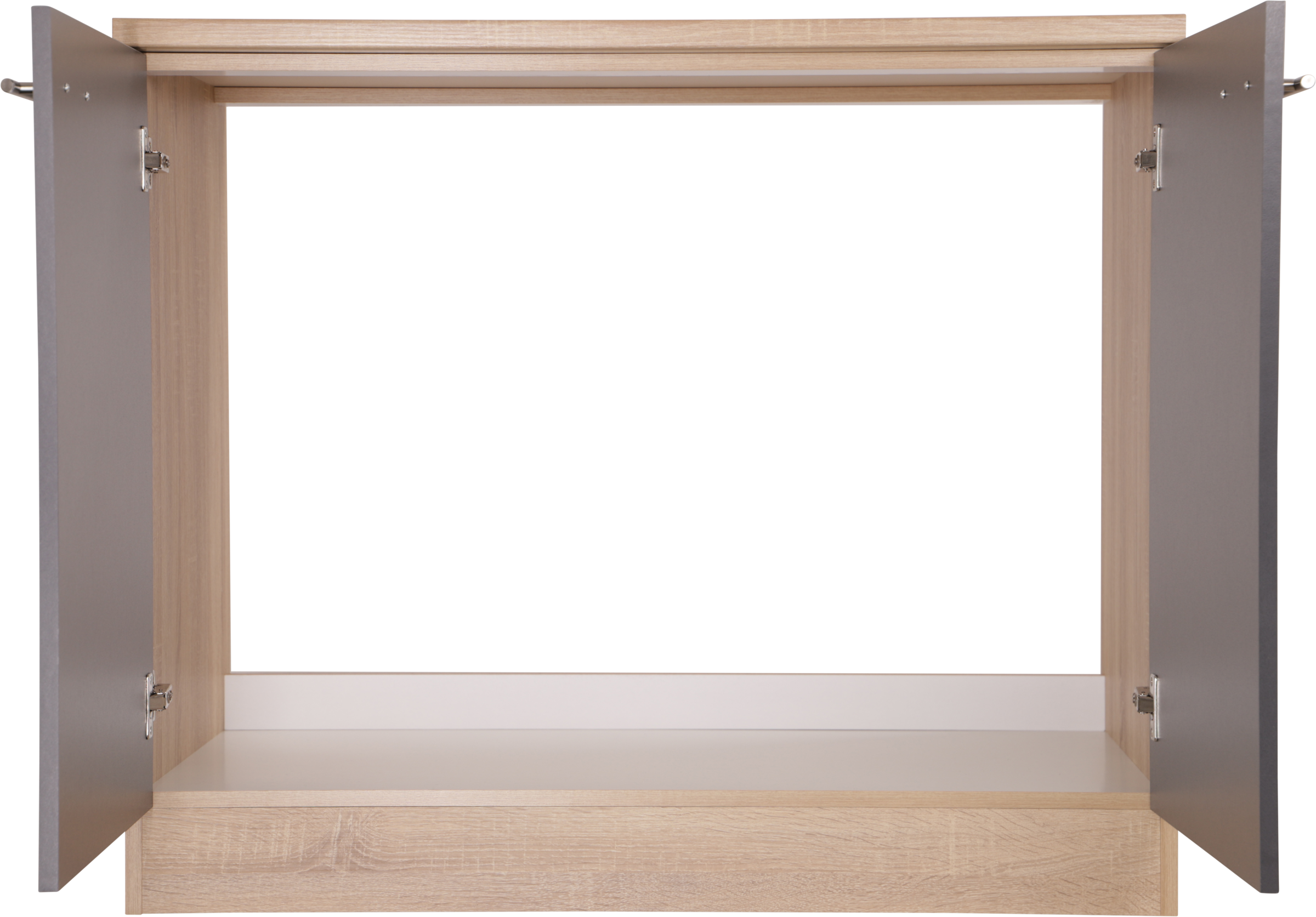 RESPEKTA Meuble évier »Merle« Breite 100 cm, Soft-Close, Griffe aus Metall, 85 cm Arbeitshöhe