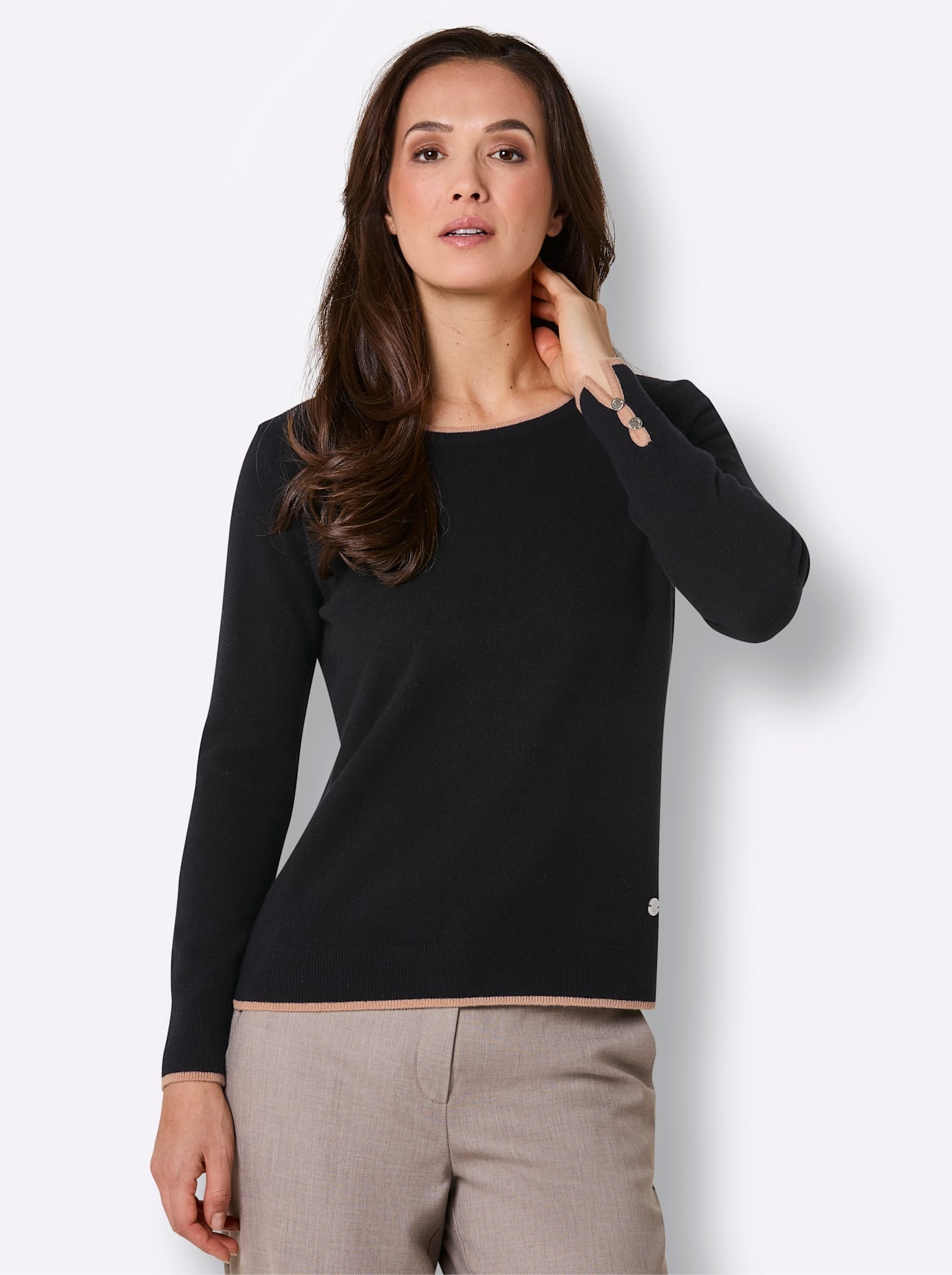 CREATION L PREMIUM Pull en laine »Merino-Pullover«
