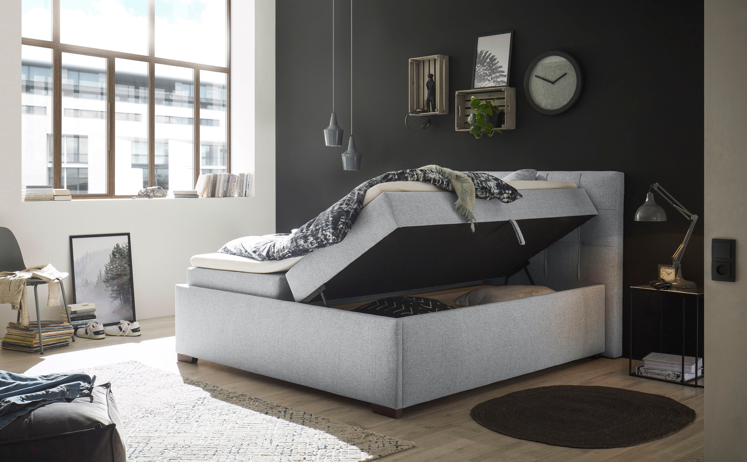 ED EXCITING DESIGN Boxbett »Artos« inkl. zwei Bettkästen
