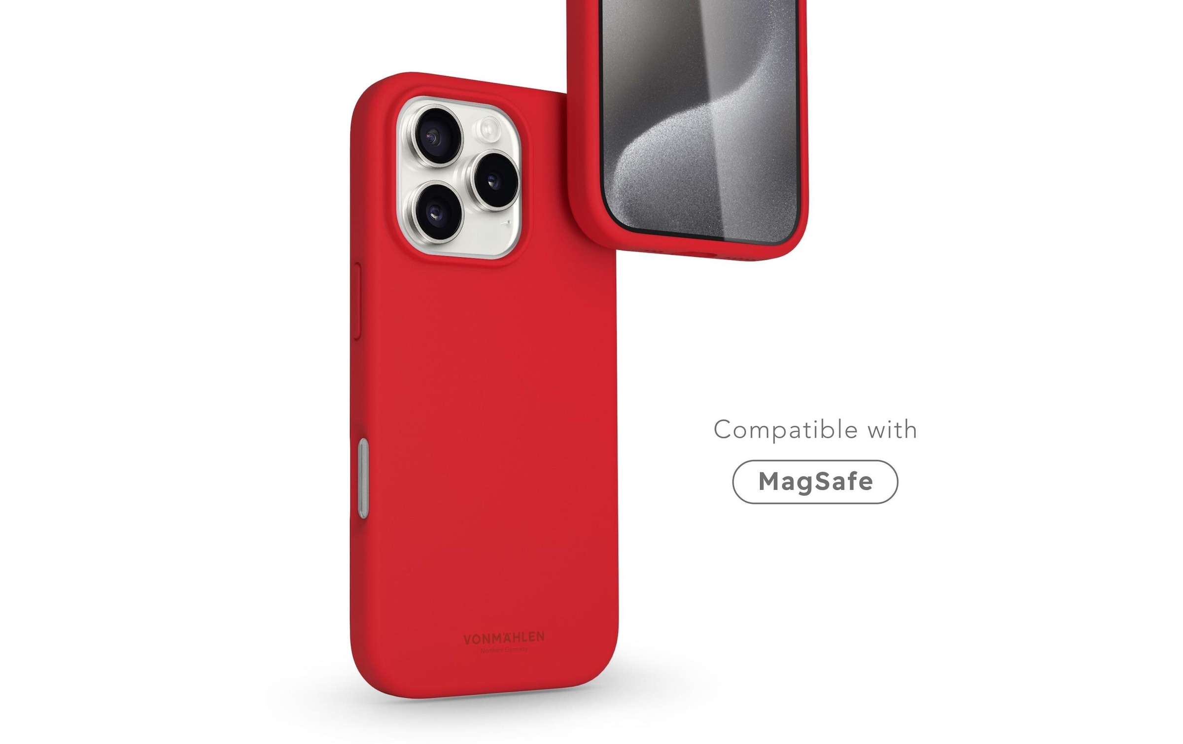 VONMÄHLEN Backcover »Soft Silicone iPhone 16 Pro Max« Apple iPhone 16 Pro Max