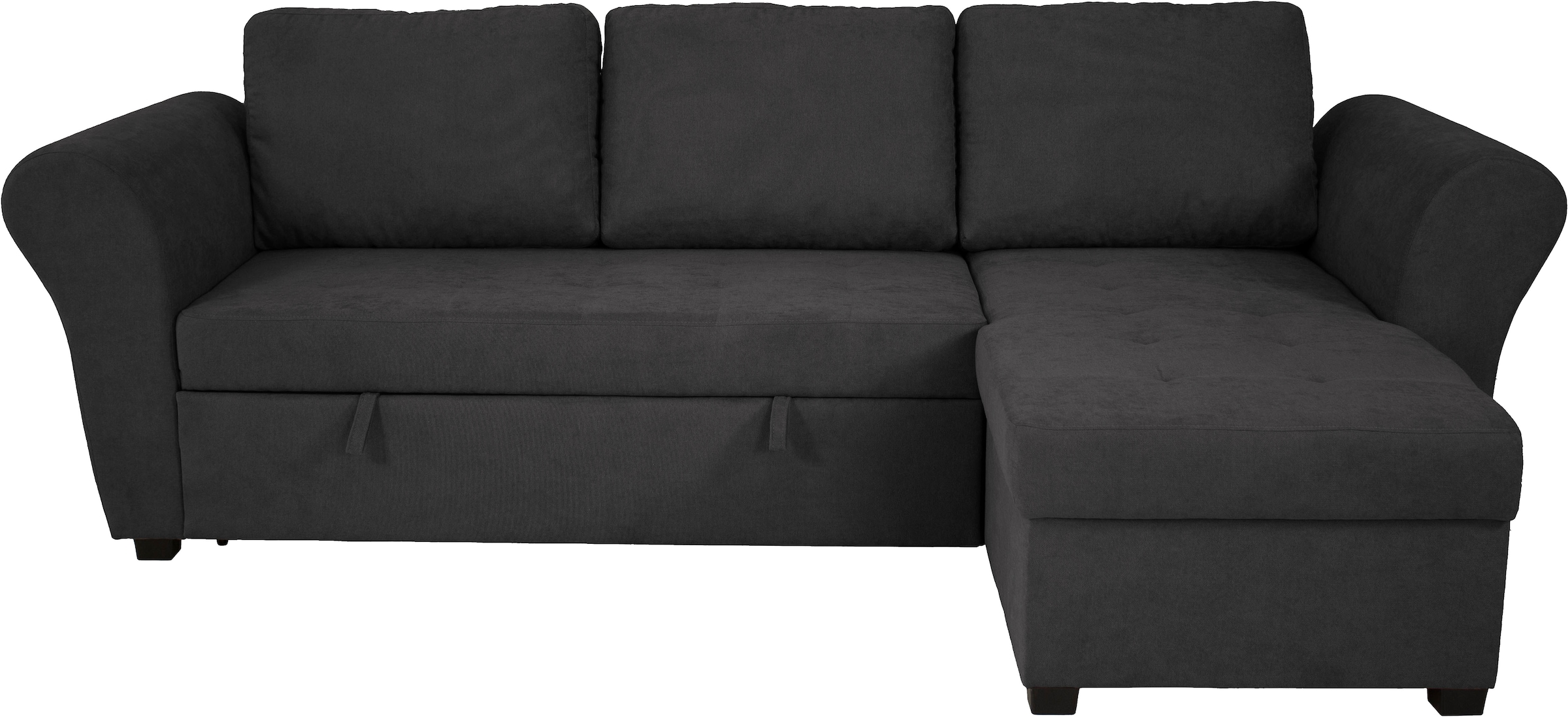 Trends by HG Ecksofa »Lasse L-Form, B: 259 cm« mit Bettfunktion & Bettkasten