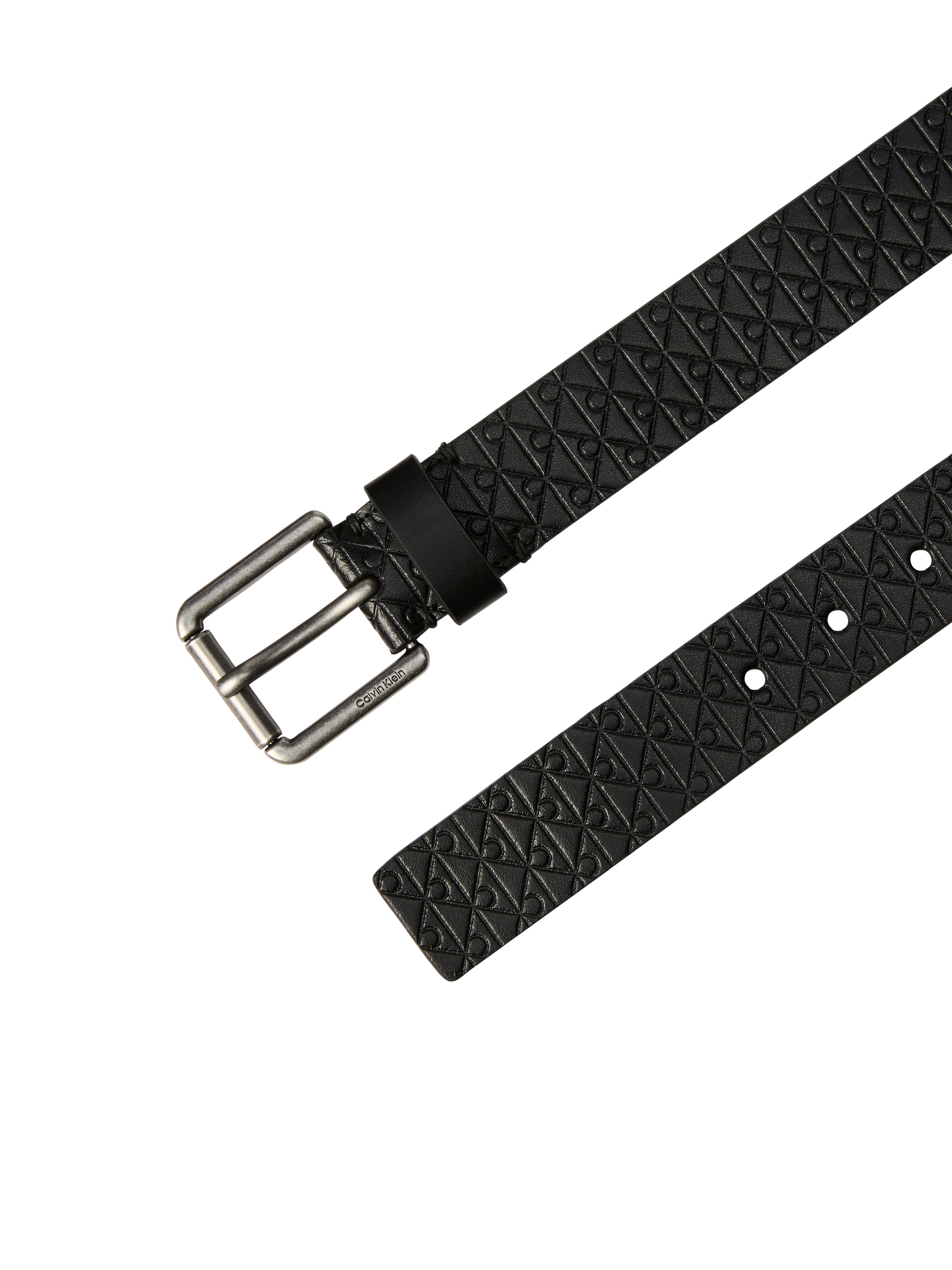 Calvin Klein Ledergürtel »CASUAL ROLLER BUCKLE AOP 35MM« Regular fit und grössenverstellbar