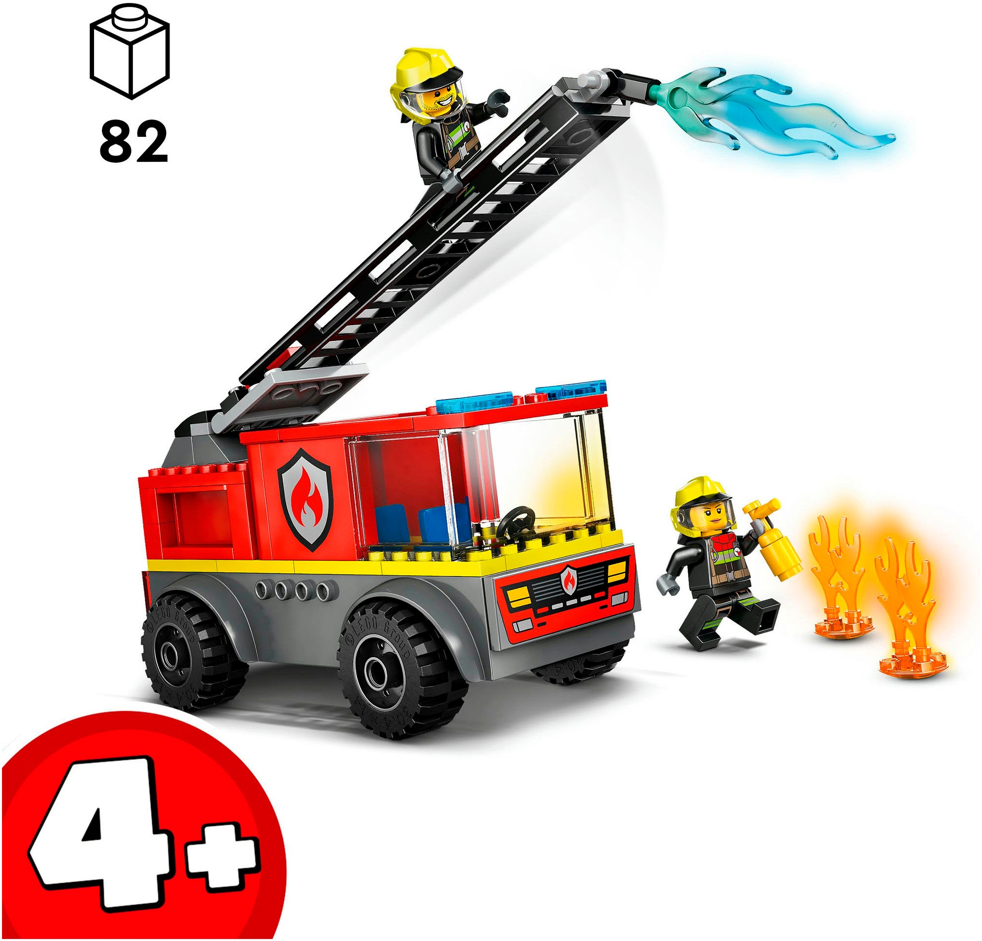 LEGO® Pions de construction »Feuerwehrleiterfahrzeug (60463), LEGO City« Made in Europe