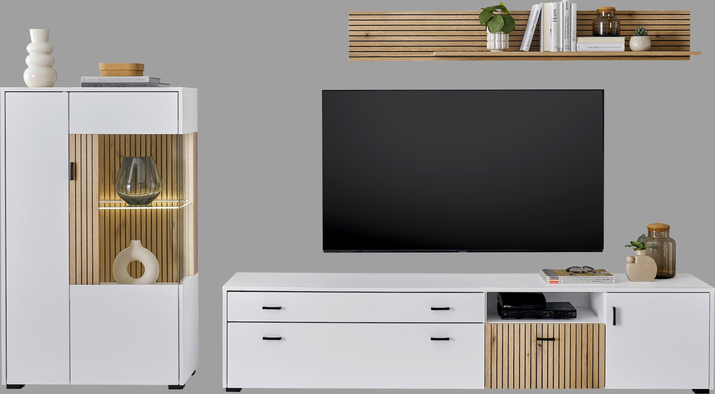 INOSIGN Wohnwand »HUDSON« Set, 3 Stk. tlg.