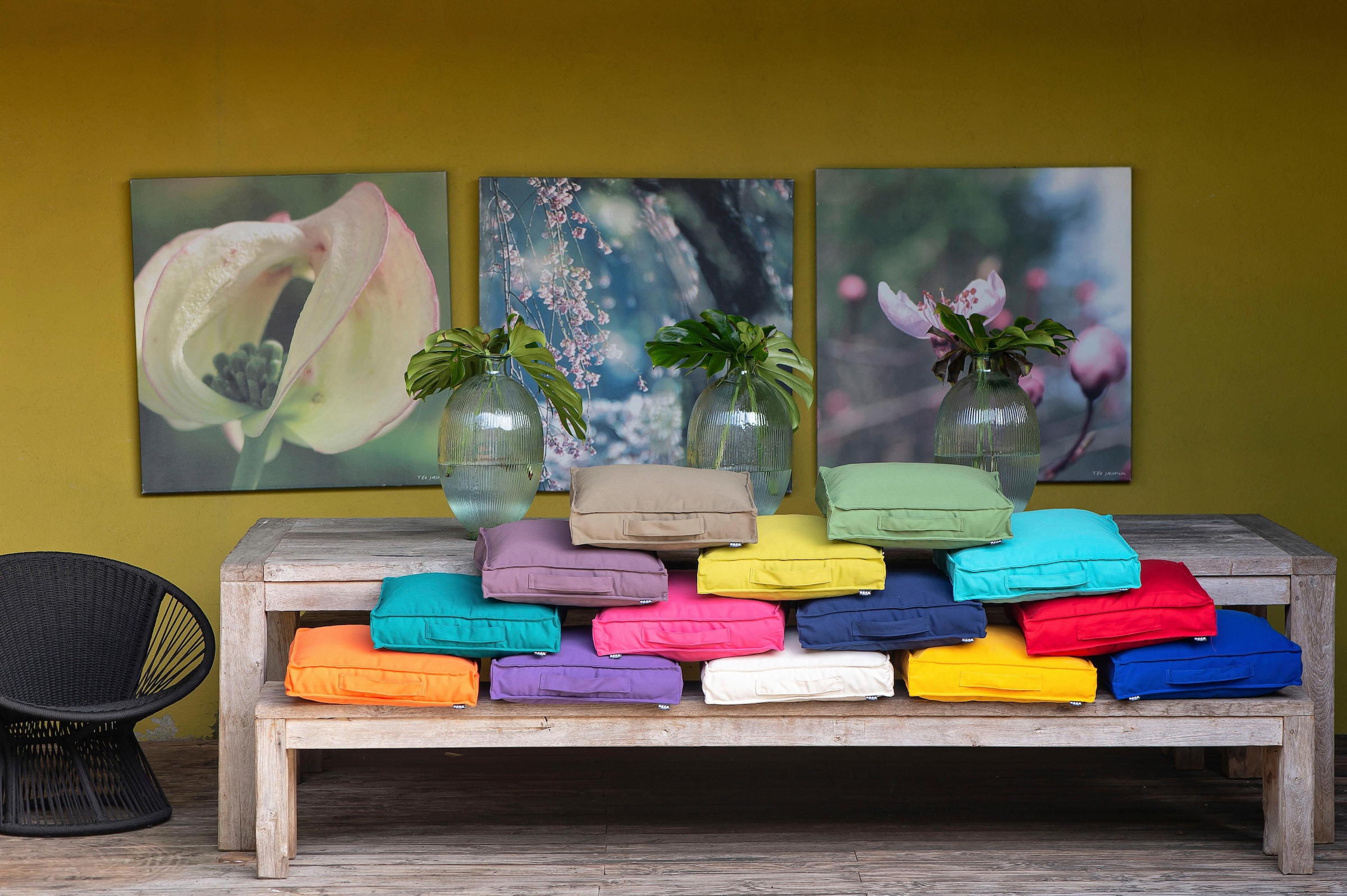 H.O.C.K. Sitzkissen »Classic Uni« 50/50 cm