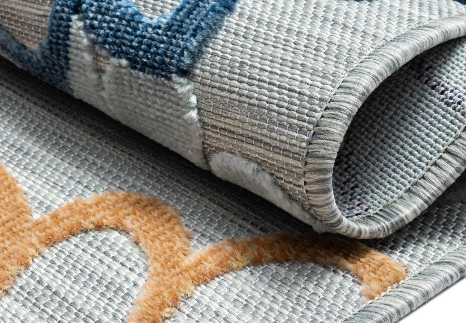 Myflair Möbel & Accessoires Teppich »Bloom, LAGERRÄUMUNG!« rechteckig 8 mm Höhe Blumen Motiv, Hoch-Tief Effekt, Outdoor geeignet, Balkon, Terrasse