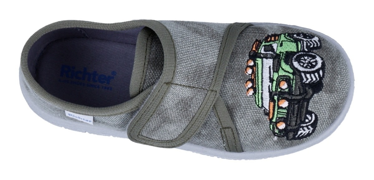 Richter Chausson »Mailo«  chaussure à scratch, chaussure maternelle, gabarit de taille à télécharger, avec WMS