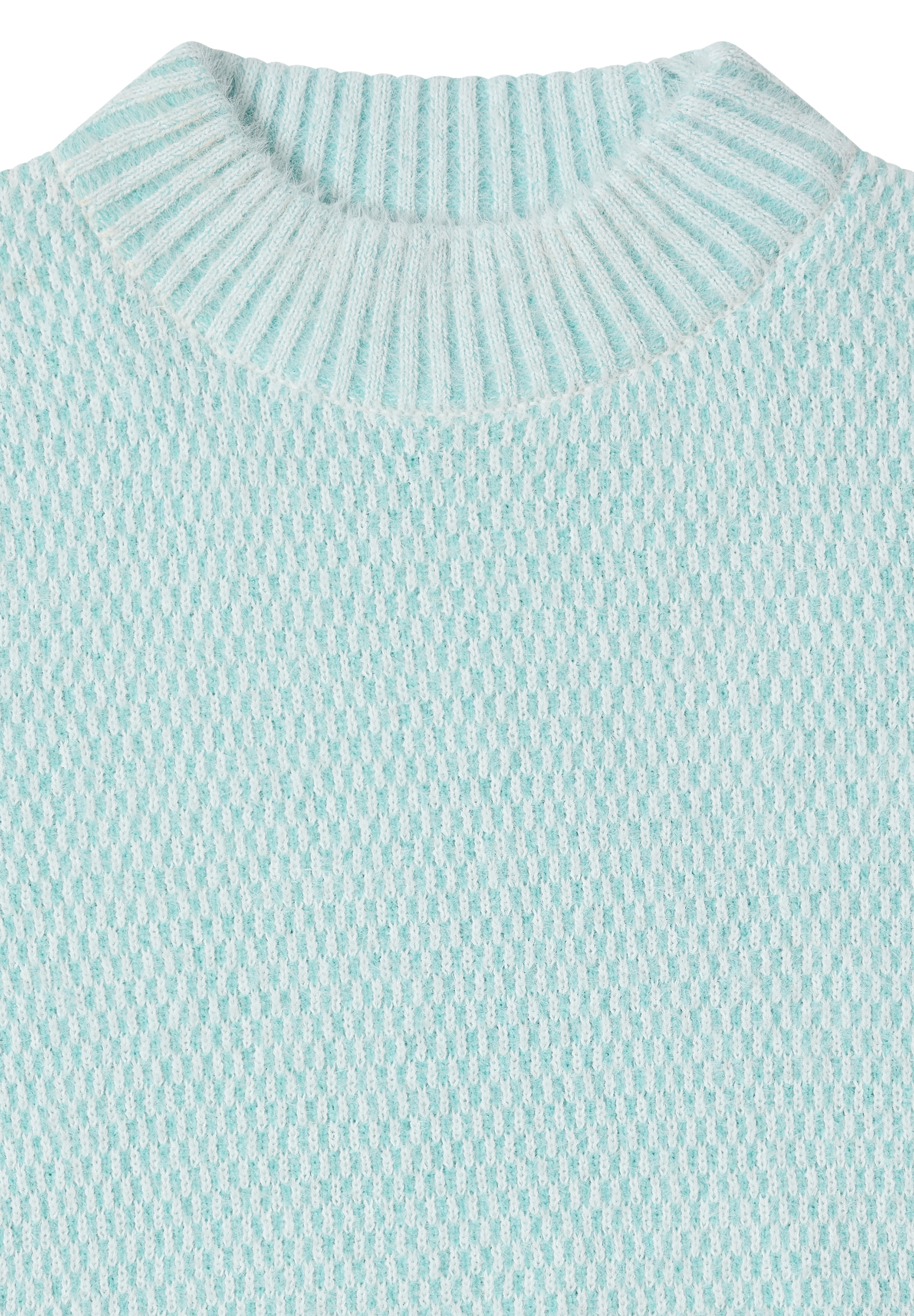 Cecil Pull à col montant Stehkragen und feines Strukturmuster