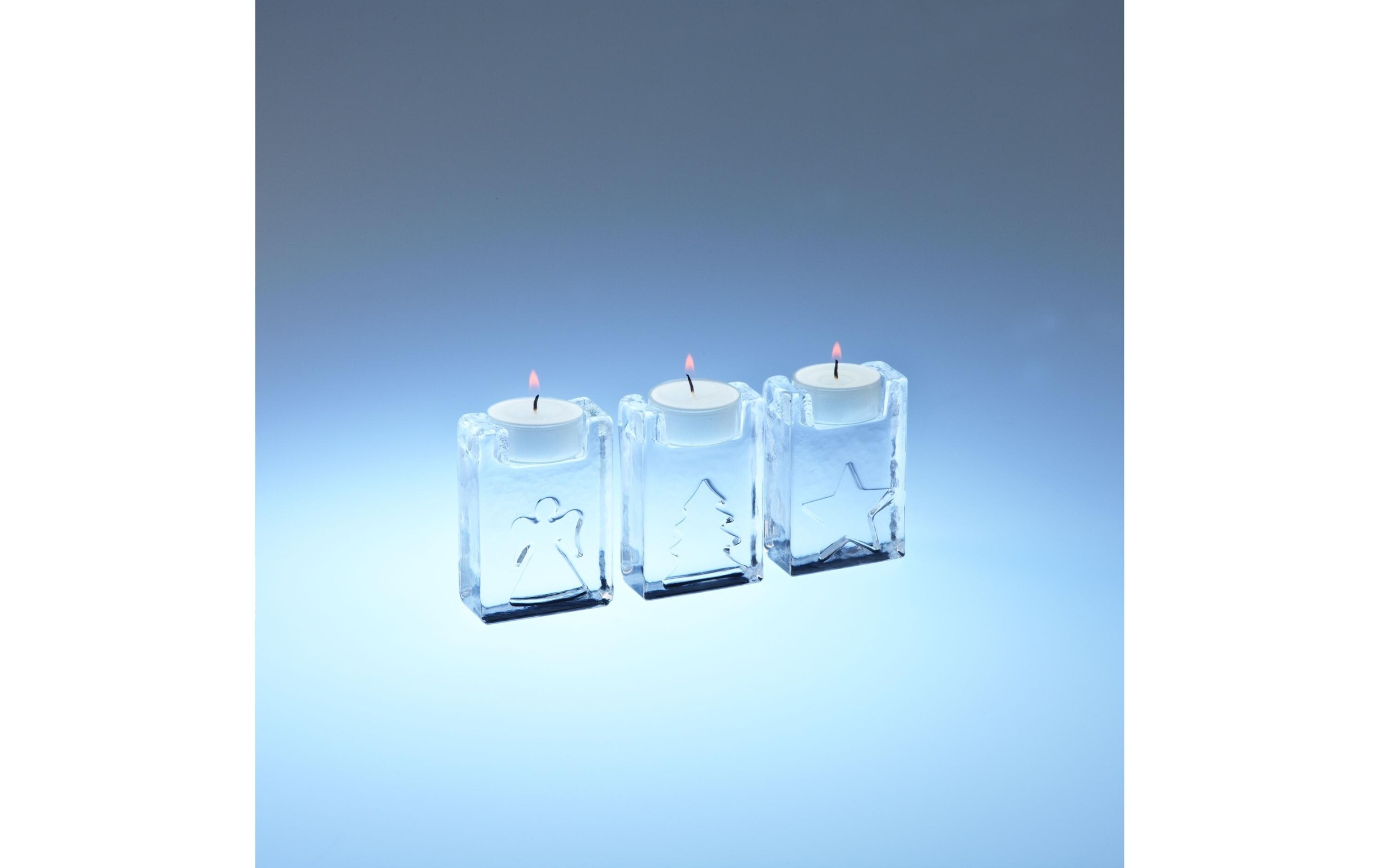 Glasi Hergiswil Photophore »Windlicht Candela Natale«