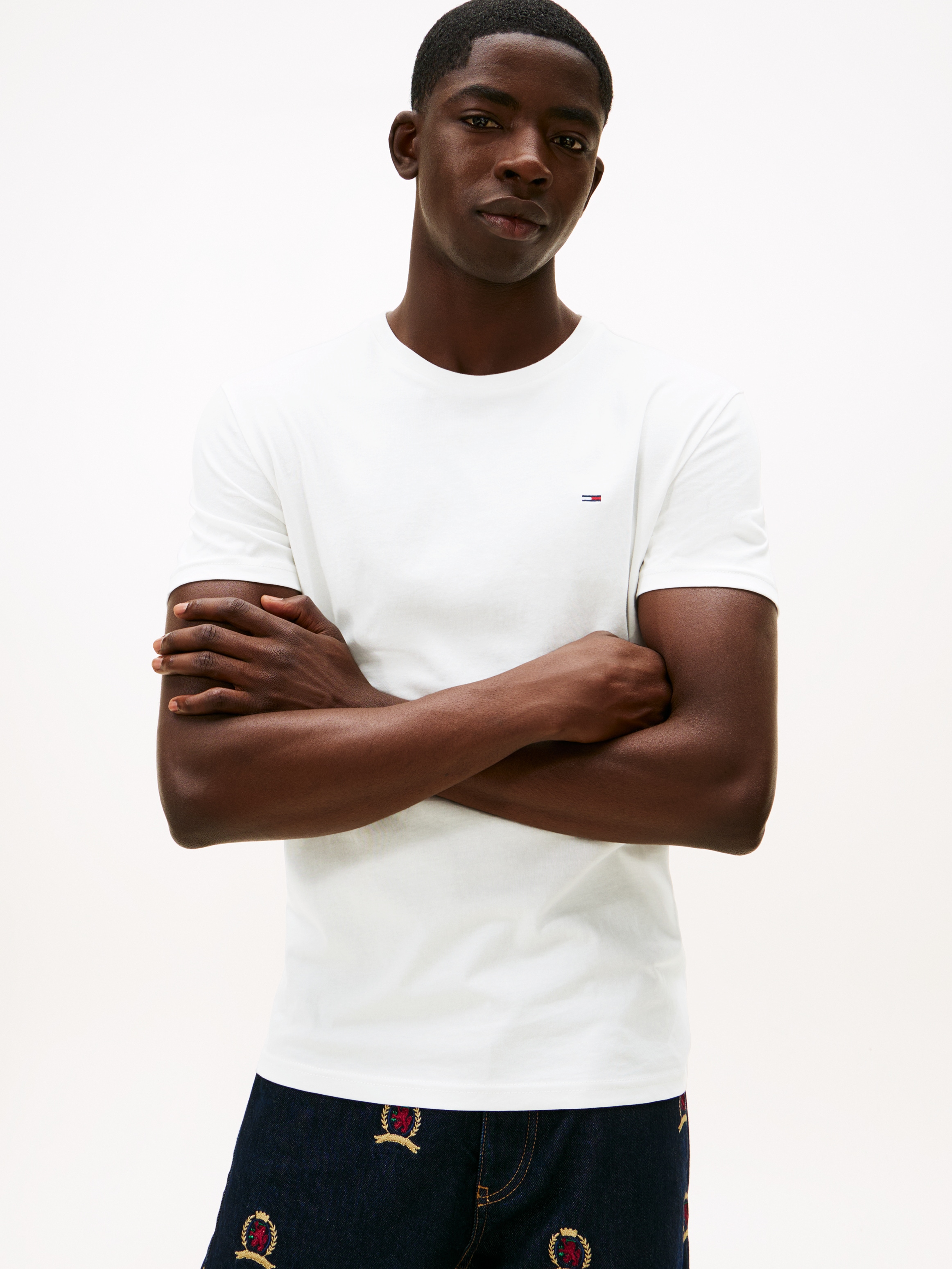 Tommy Jeans T-Shirt »TJM EXTRA SLIM 3 PACK« Packung, 3 Mit Rundhalsausschnitt