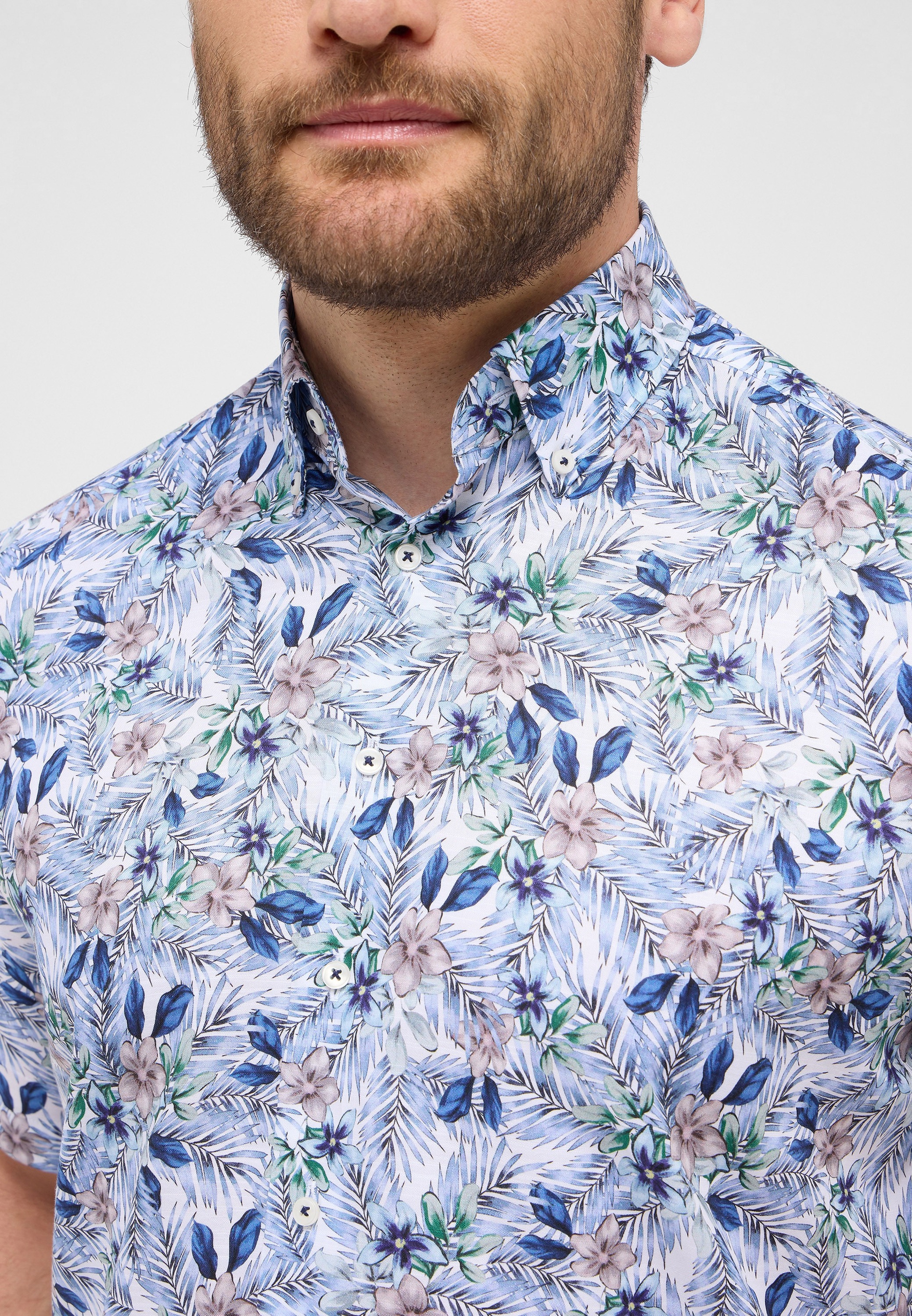 Eterna Kurzarmhemd »COMFORT FIT« EASY IRON (bügelleicht)