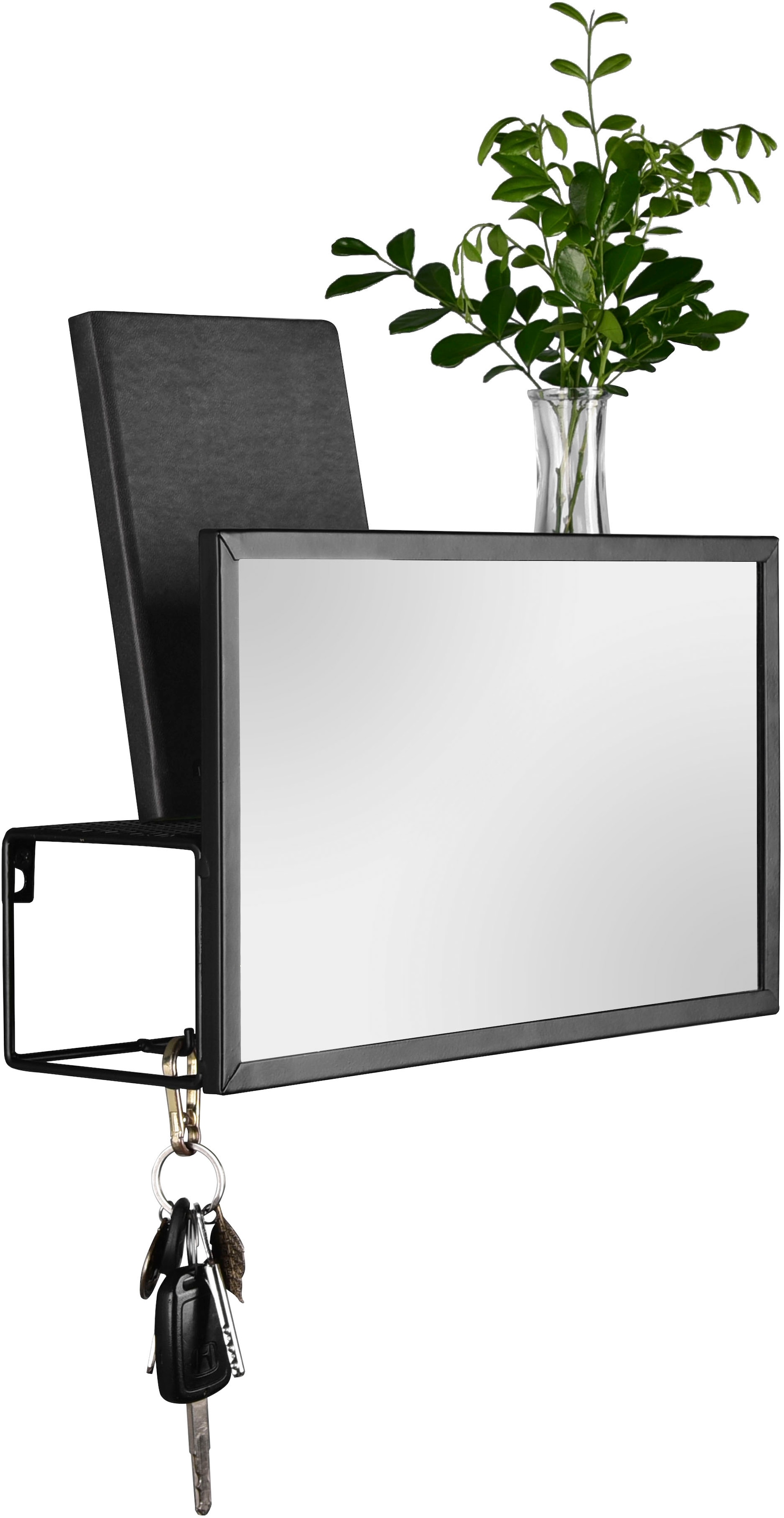 MIRRORS AND MORE Wandgarderobe »Mimi« 1 Stk. tlg. mit Ablagefach und Spiegel