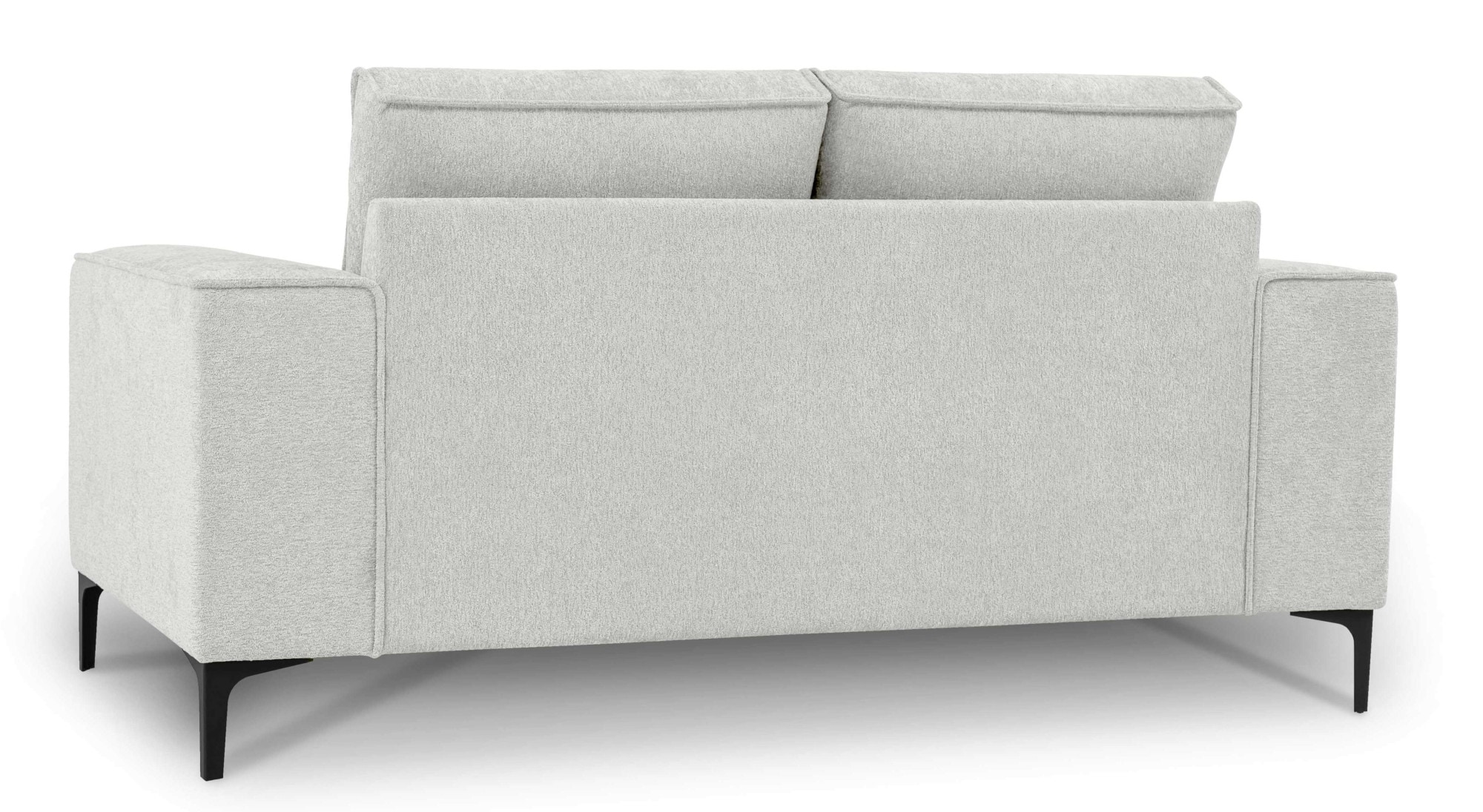 GOODproduct 3-places »OLAND Bouclé, Sofa, B: 224 cm, Skandi-Design« 164 cm, suspension à vagues, design scandinave, pieds en métal