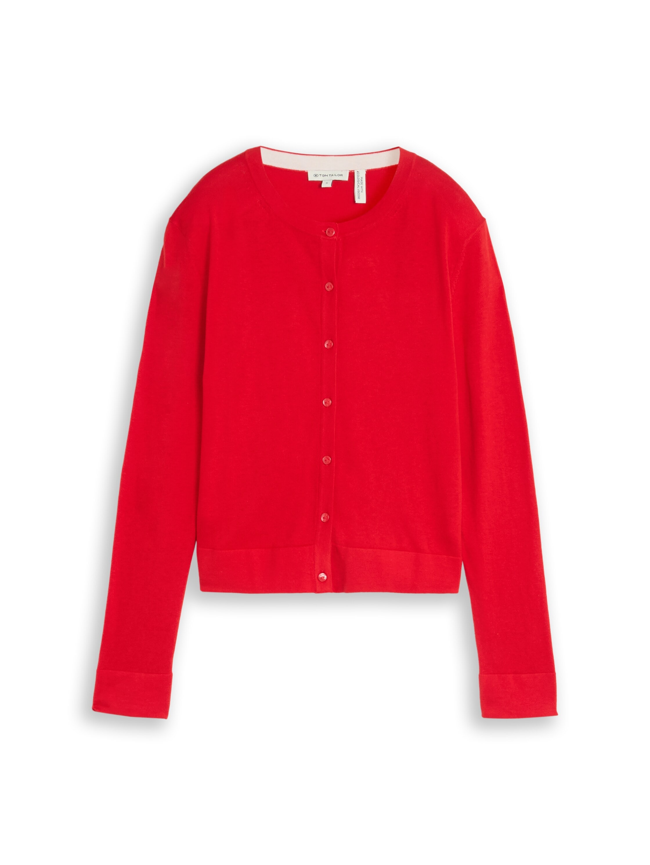 TOM TAILOR Veste en tricot avec viscose et stretch