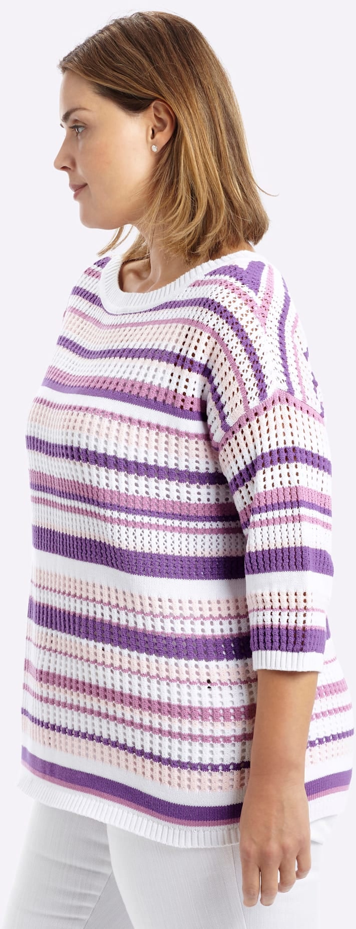 Sheego Pull à manches 3/4 »3/4-Arm-Pullover«