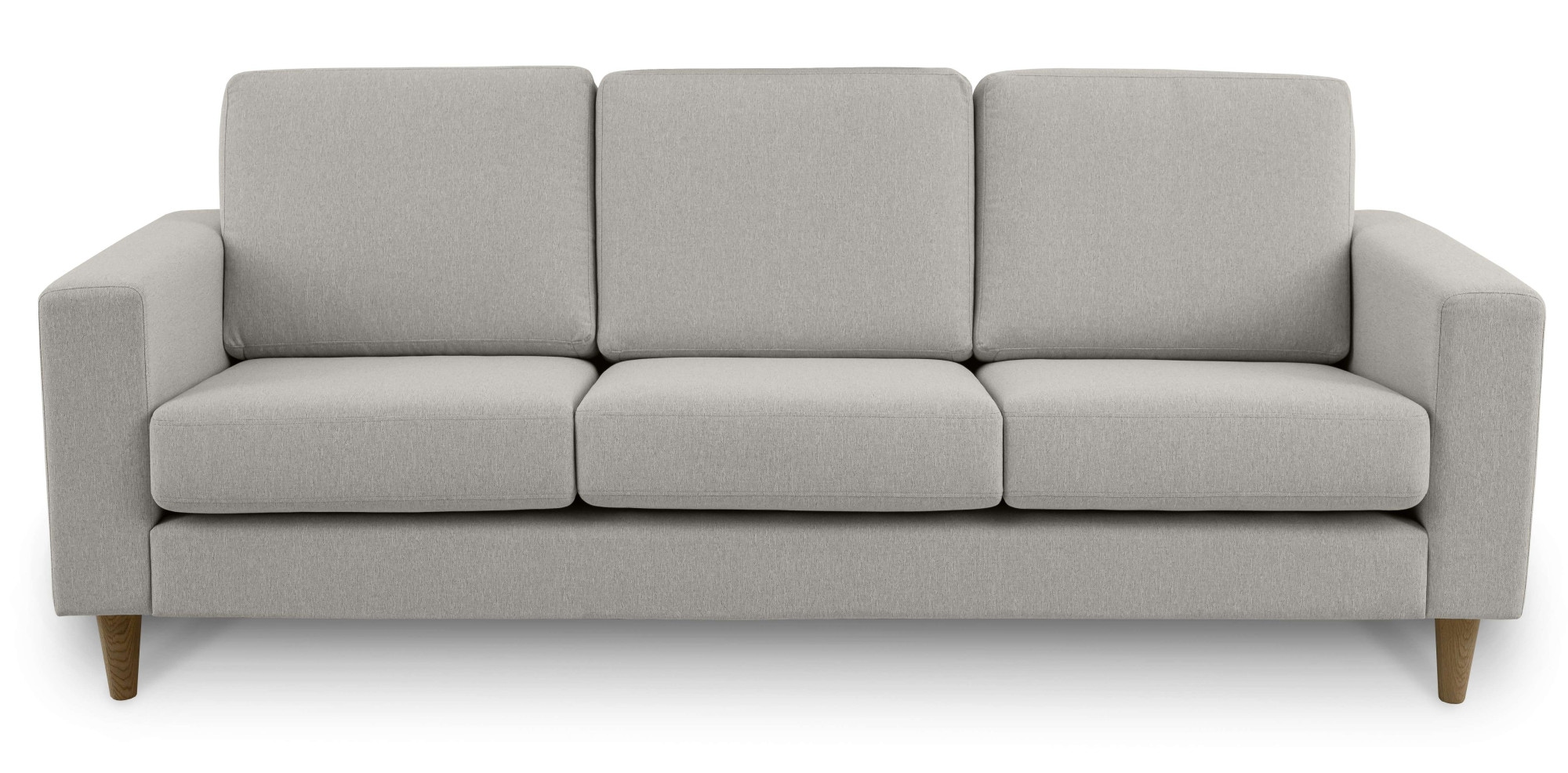 GOODproduct 3-Sitzer »Tvinno« im skandinavischen Stil, mit Massivholzfüssen, Breite 217 cm