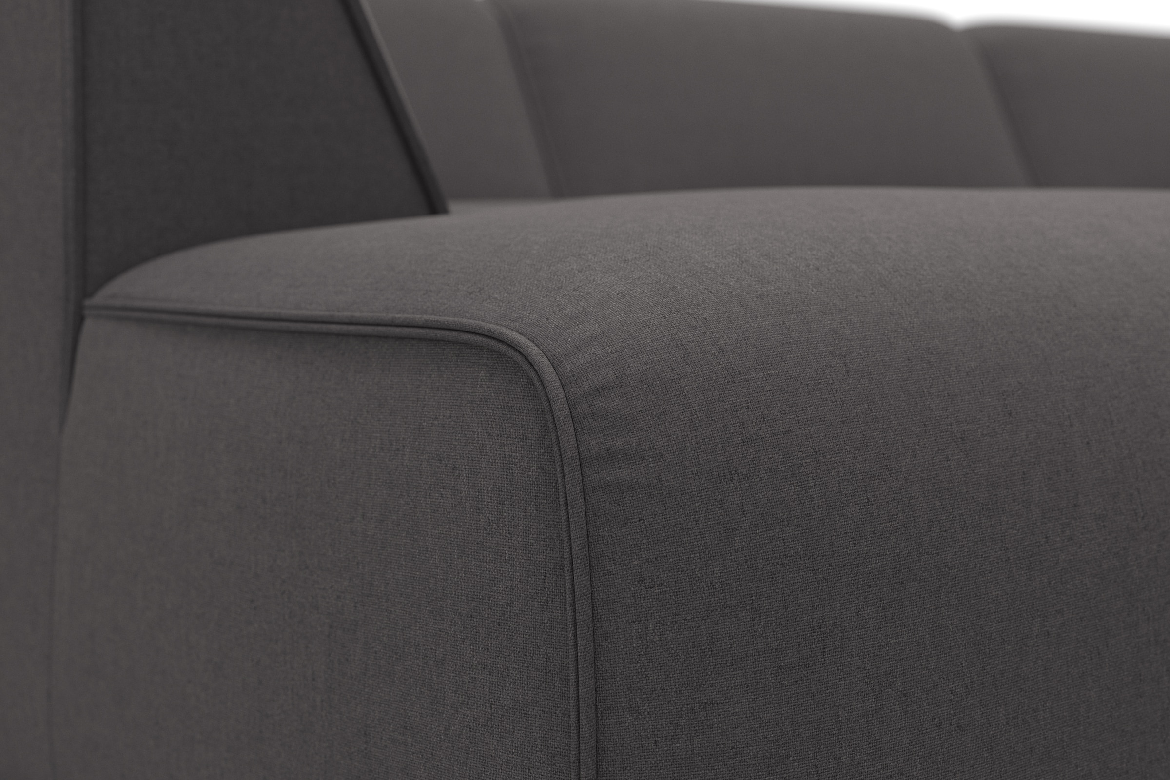 RAUM.ID Wohnlandschaft »Merid U-Form, jederzeit durch Module erweiterbar, B/T/H: 367/206/70 cm« als Modul oder separat verwendbar, für individuelle Zusammenstellung