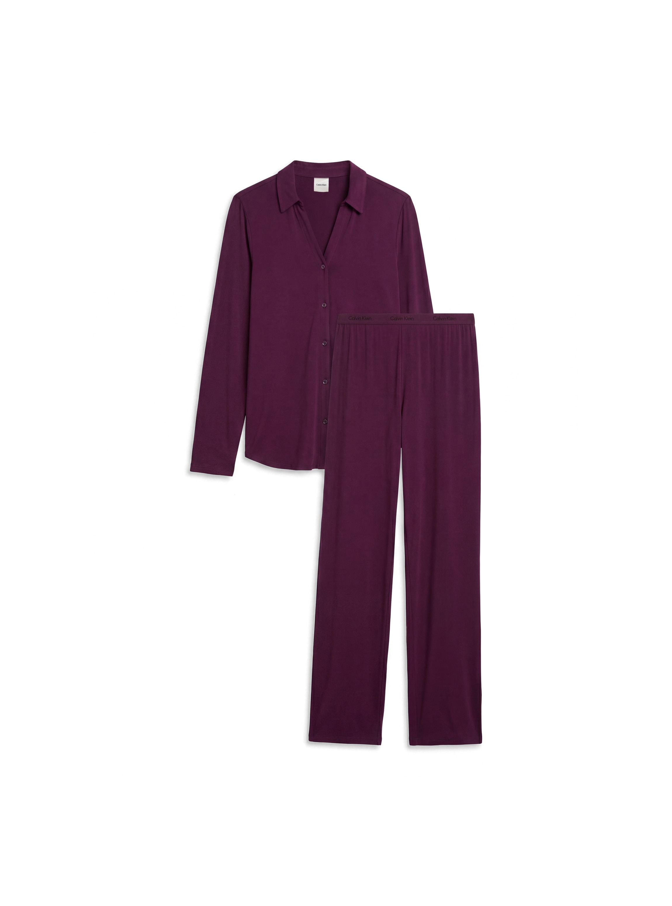 Calvin Klein Underwear Pyjama »SHIRT SET« coupe régulière avec col en V