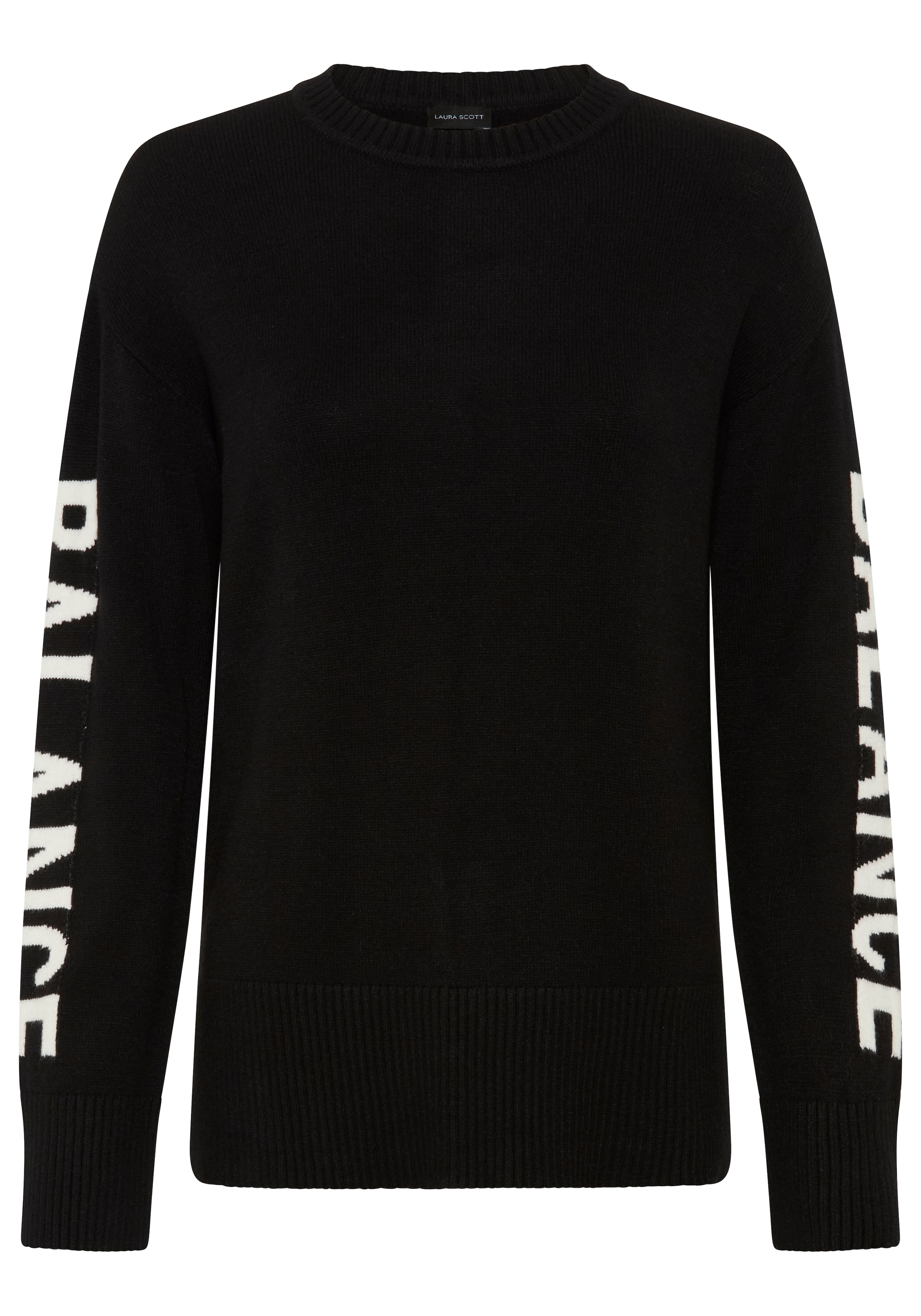 Laura Scott Pull en tricot »mit Jacquardmuster« avec coupe moderne