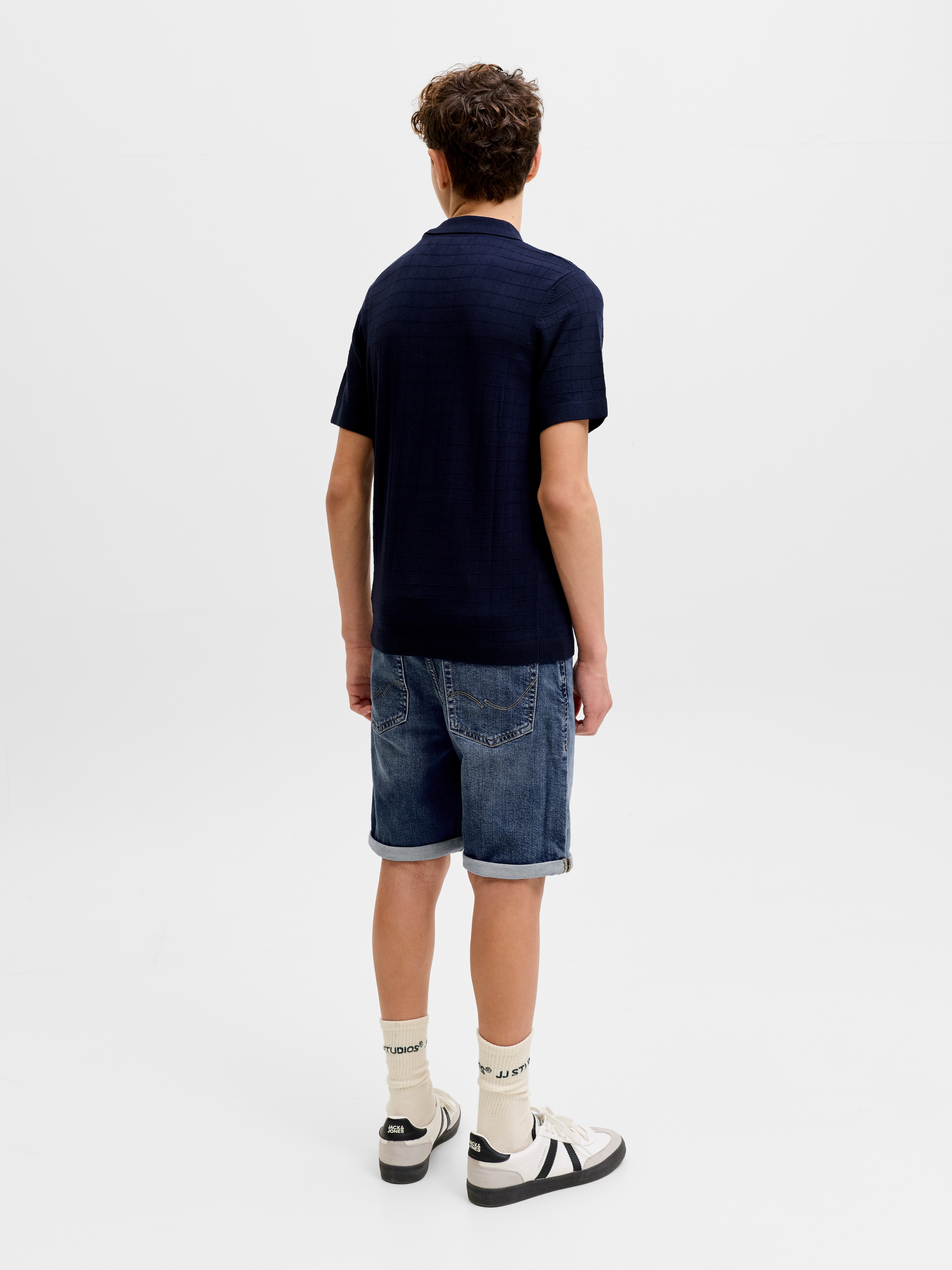 Jack & Jones Junior Shorts »JJIRICK bequem mit mittlerer Taille für Jungen«  unifarben, modisch, regular fit, Web,