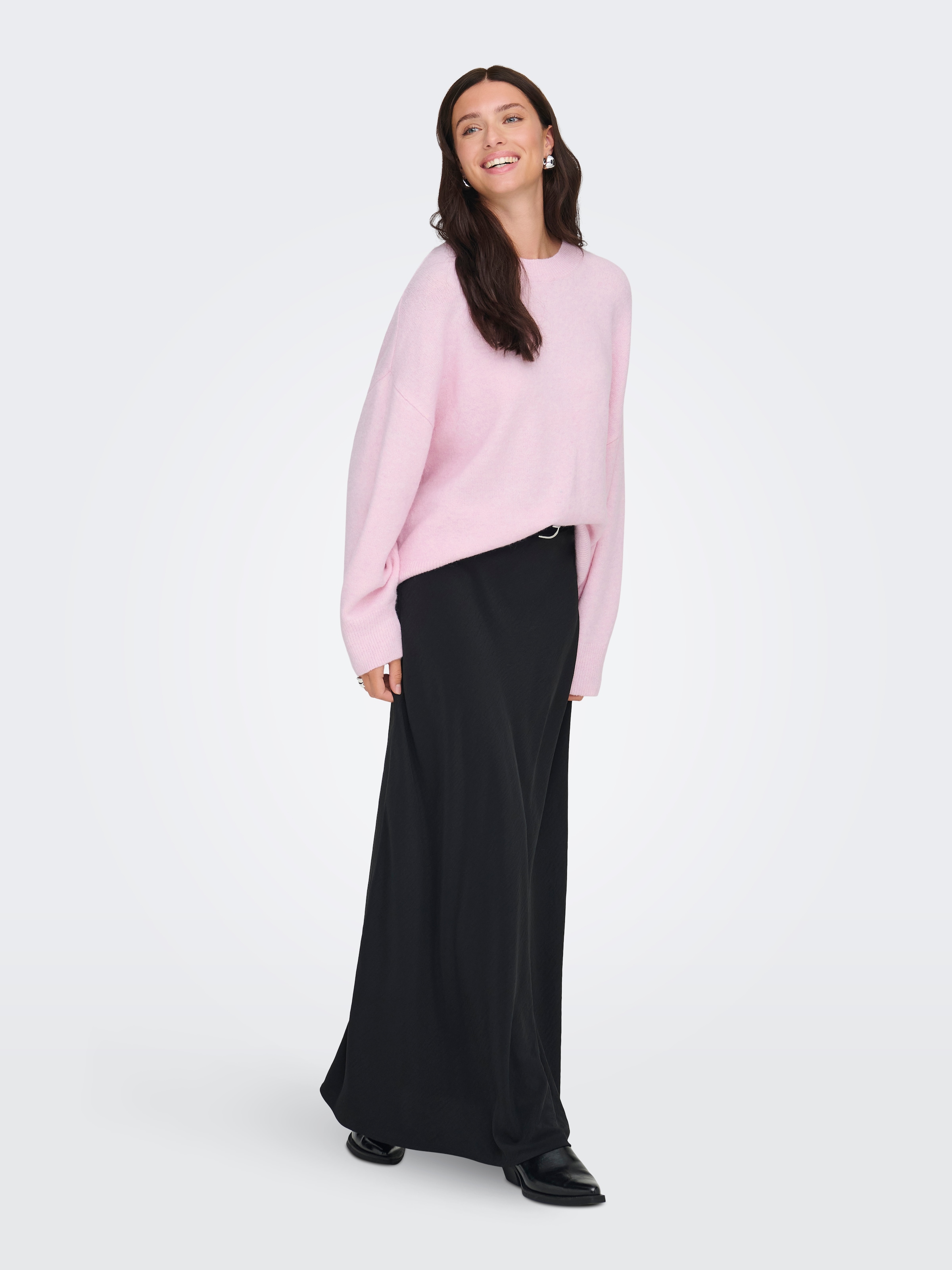 JDY »JDYSONJA L/S O-NECK PULLOVER KNT NOOS« mélange de matériaux