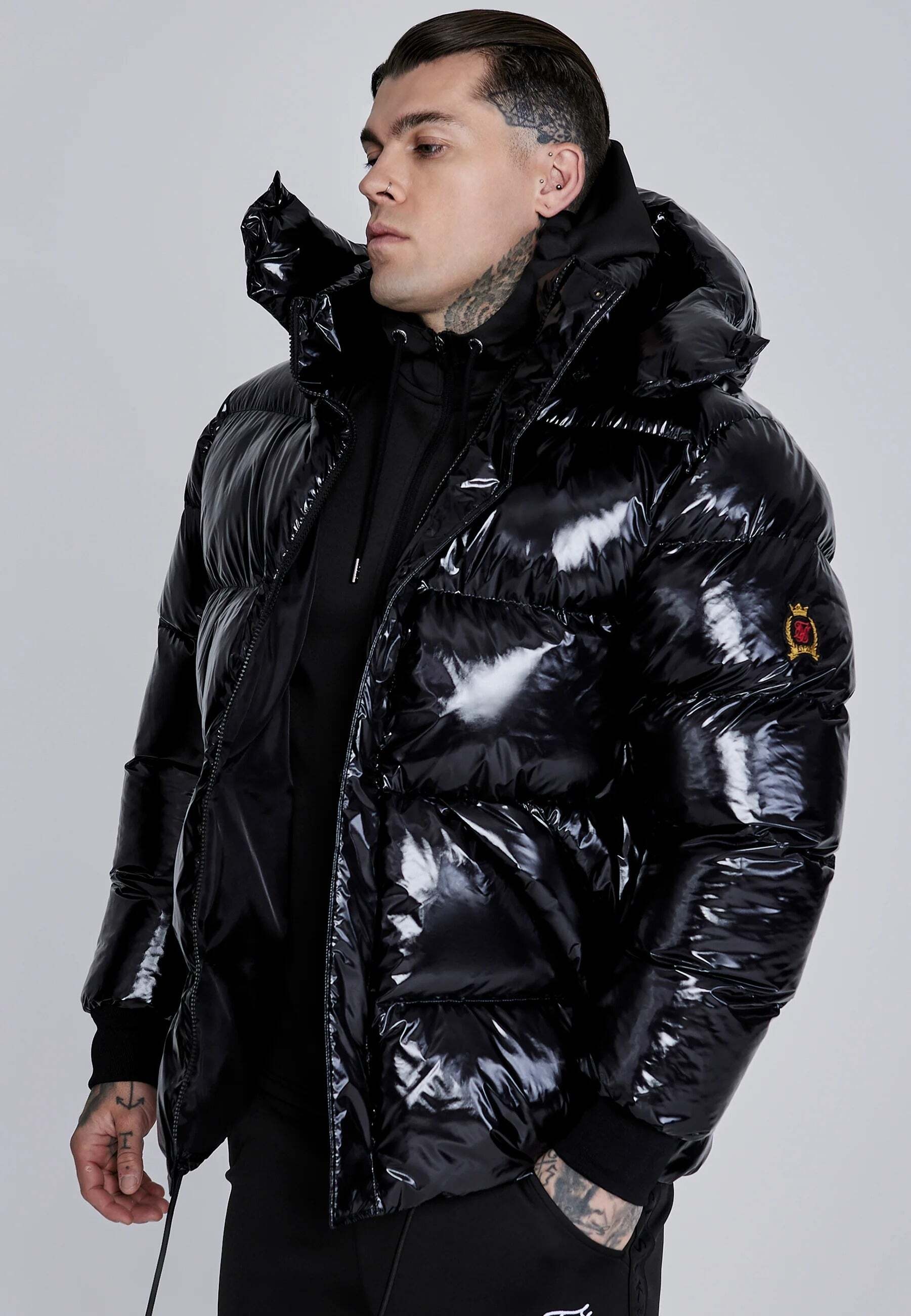 Siksilk Veste d'hiver »Siksilk Winterjacke High Shine Puffer Jacket«