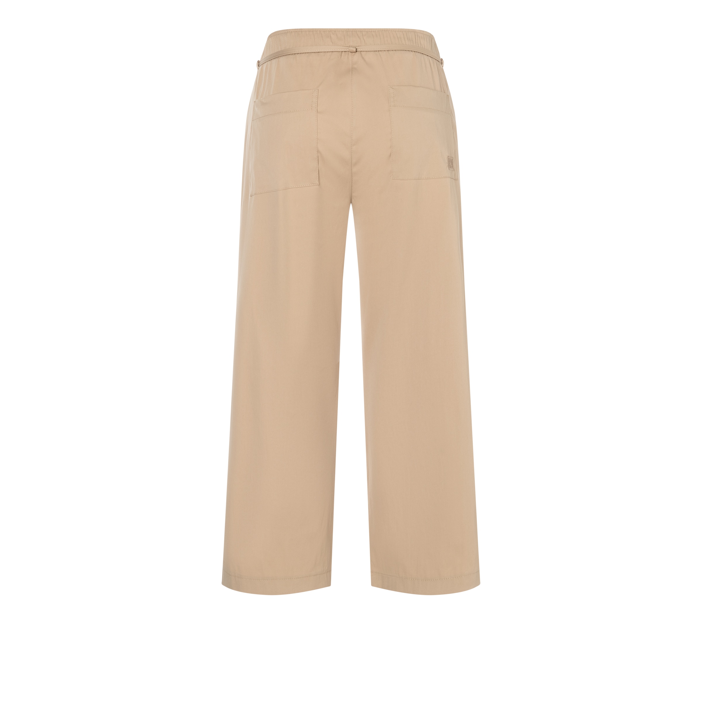MAC Pantalon 7/8 »CHIARA BELT cropped«  Wide Fit, mit geradem, weitem Bein