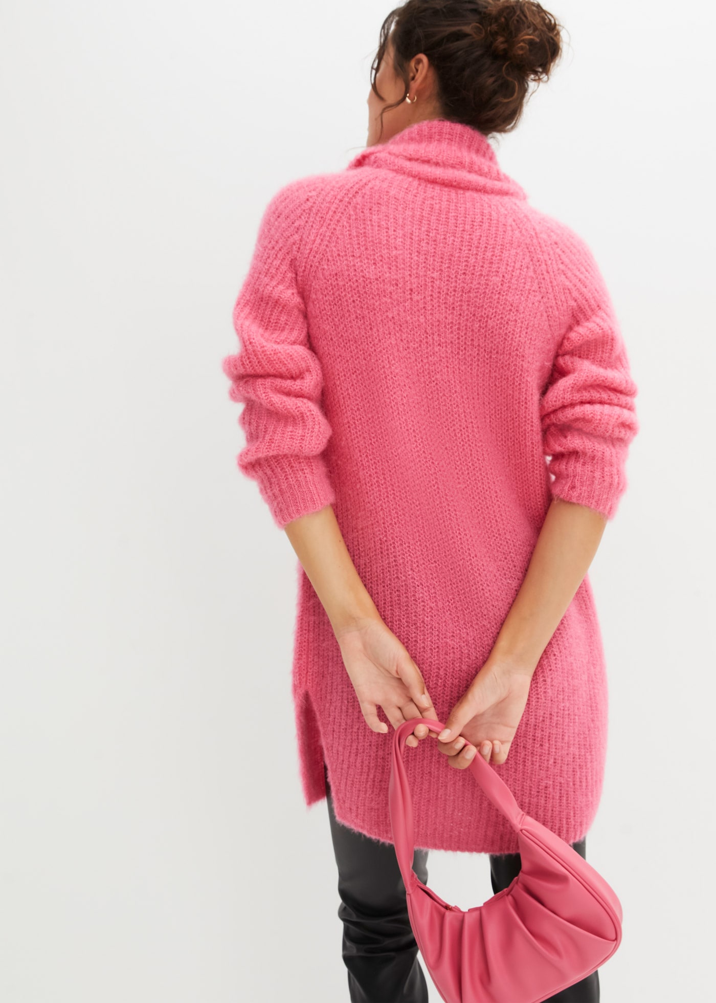 bonprix Pull à col roulé Oversize-Rollkragenpullover