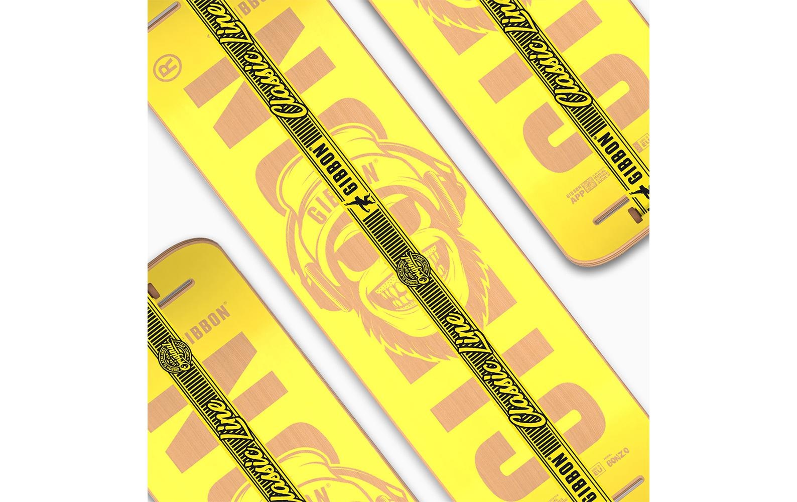 Gibbon Planche d'équilibre »Slackboard Set Bonzo Classic Buche«