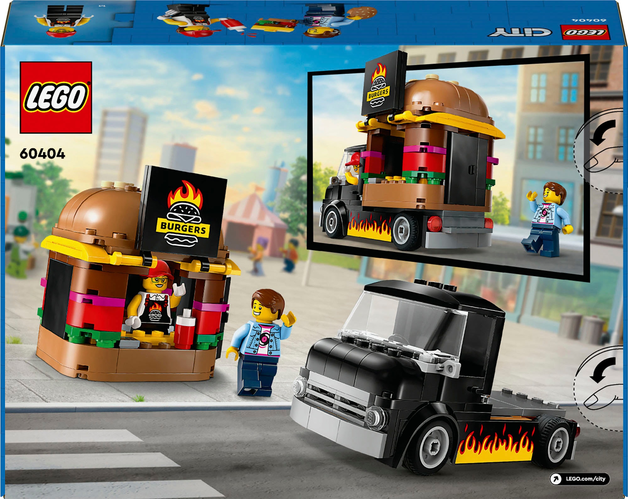 LEGO® Pions de construction »Burger-Truck (60404), LEGO City« Made in Europe