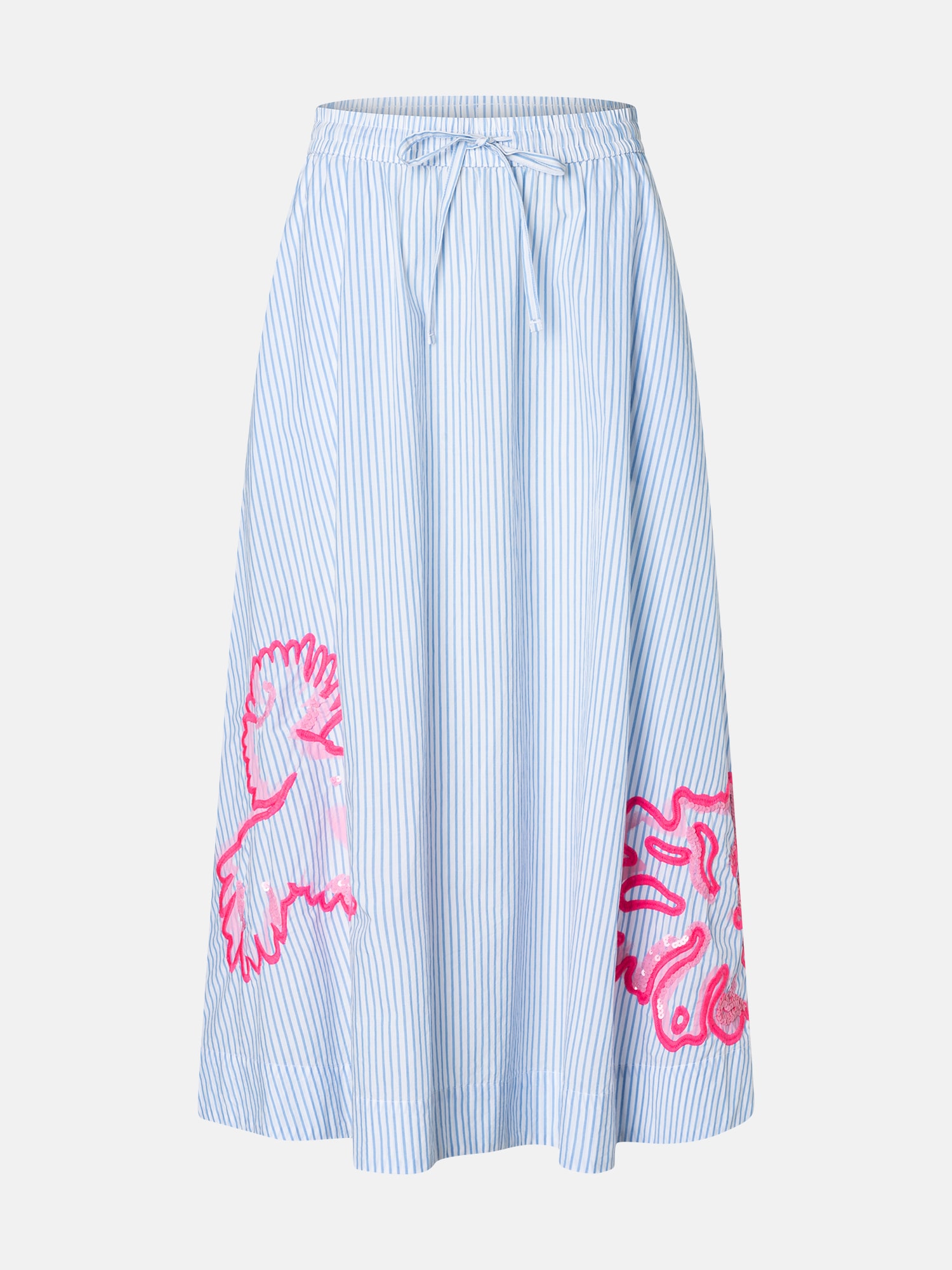 Lieblingsstück Midirock »FrankaL« mit gestickten Details, Elastikbund