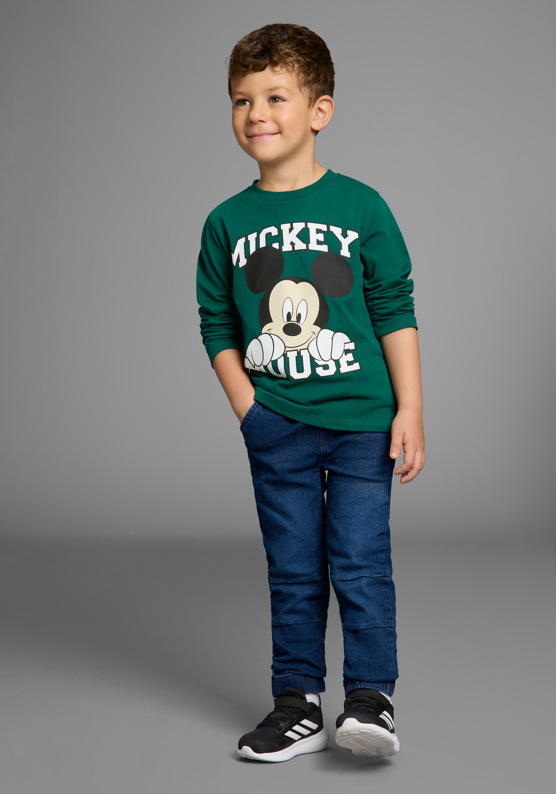 KIDSWORLD T-shirt à manches longues »Disney Shirt Mickey Mouse« Disney Shirt mit Mickey Mouse Druck