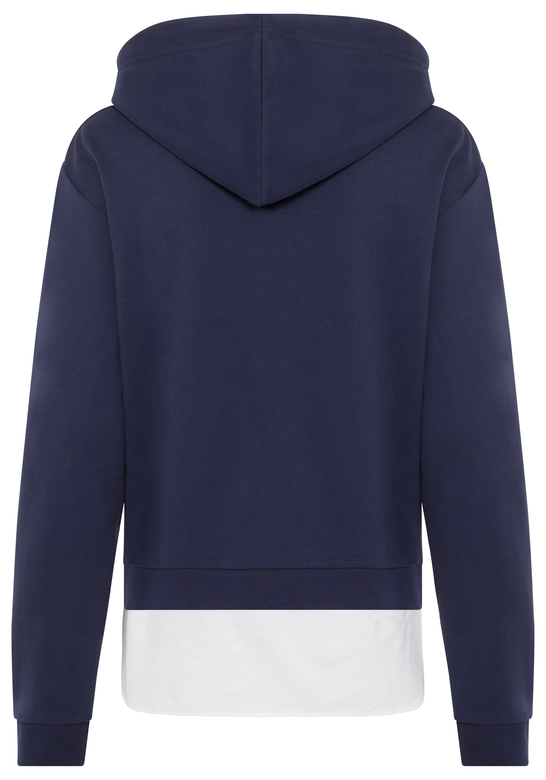 KangaROOS Sweat à capuche , mit angenähtem Blusensaum
