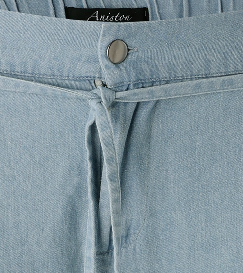 Aniston PLUS Weite Jeans mit elastischen Bund - NEUE KOLLEKTION