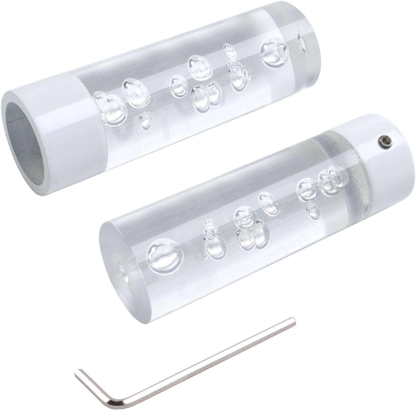 Liedeco Tringle à rideaux »Innenlaufgarnitur 20 mm Power Zylinder Acryl« Ø 2 mm 1 läufig-läufig Fixmass Gardinenstange Komplett