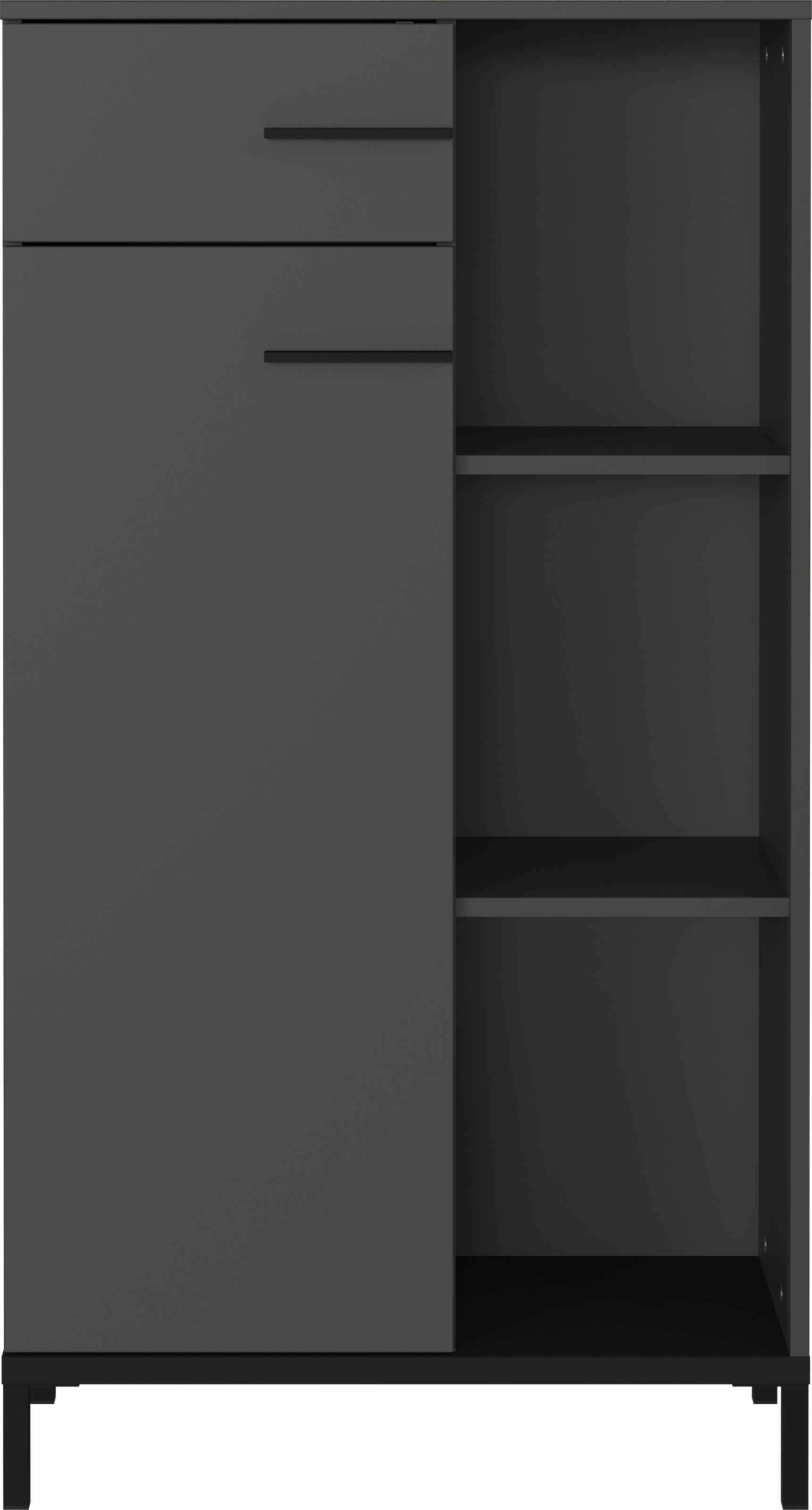 GERMANIA Ensemble de meubles de bureau »GW-Rovigo« 3 cuis tlg. Schreibtisch mit Knieblende, Made in Germany