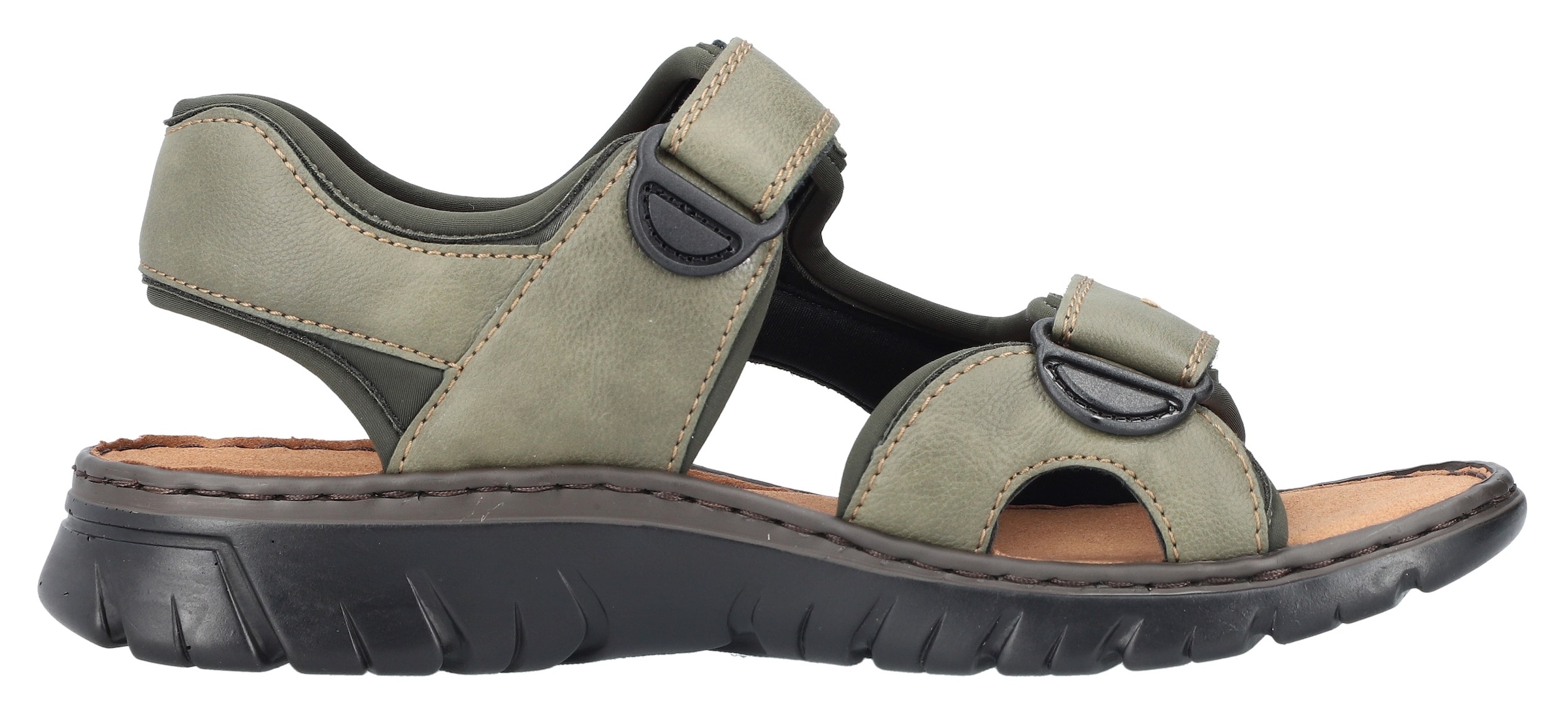 Rieker Sandale  Sommerschuh, Klettschuh, Outdoorsandale, in Trekking-Optik