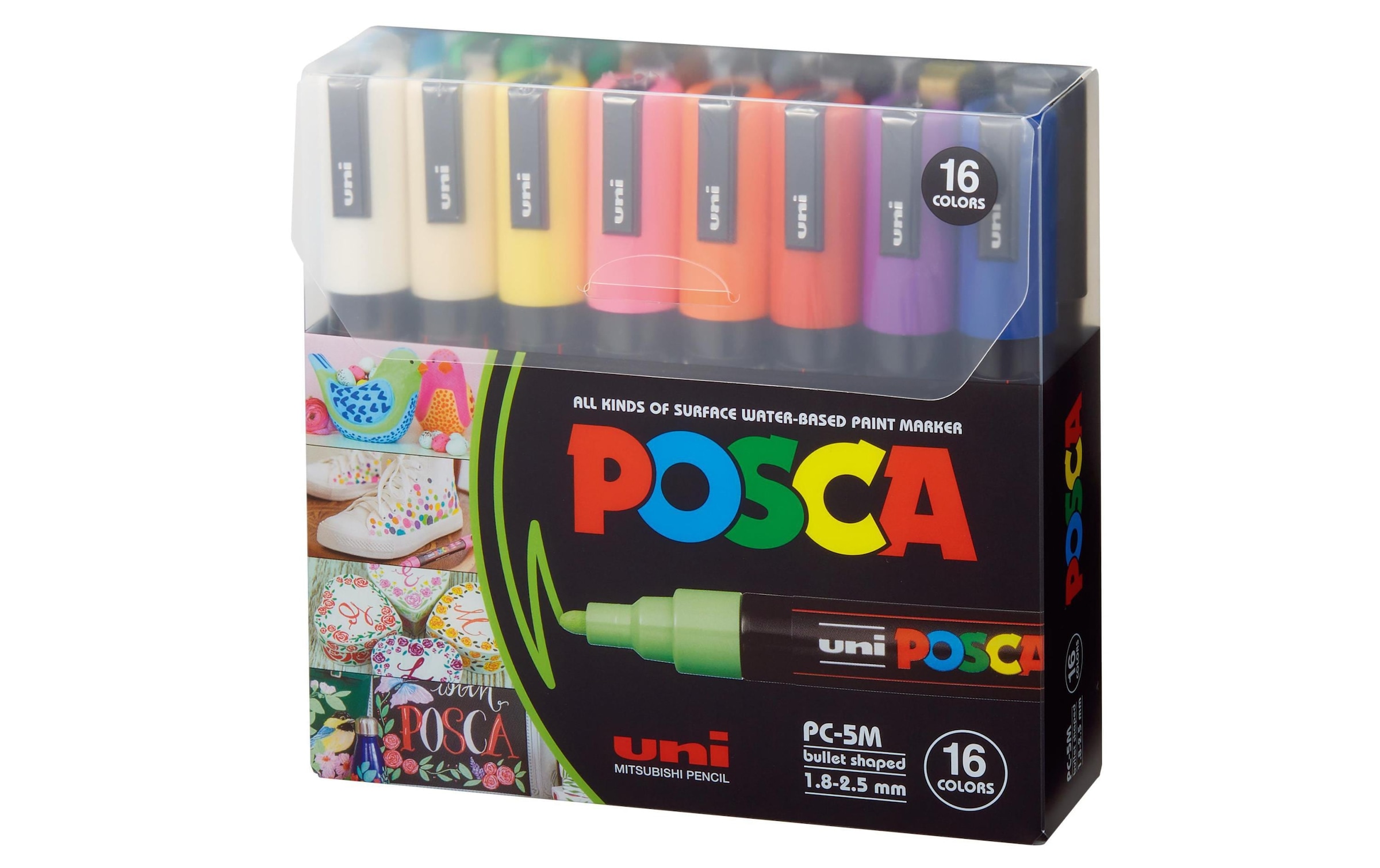   Marqueur permanent »Uni POSCA 16 Stück«