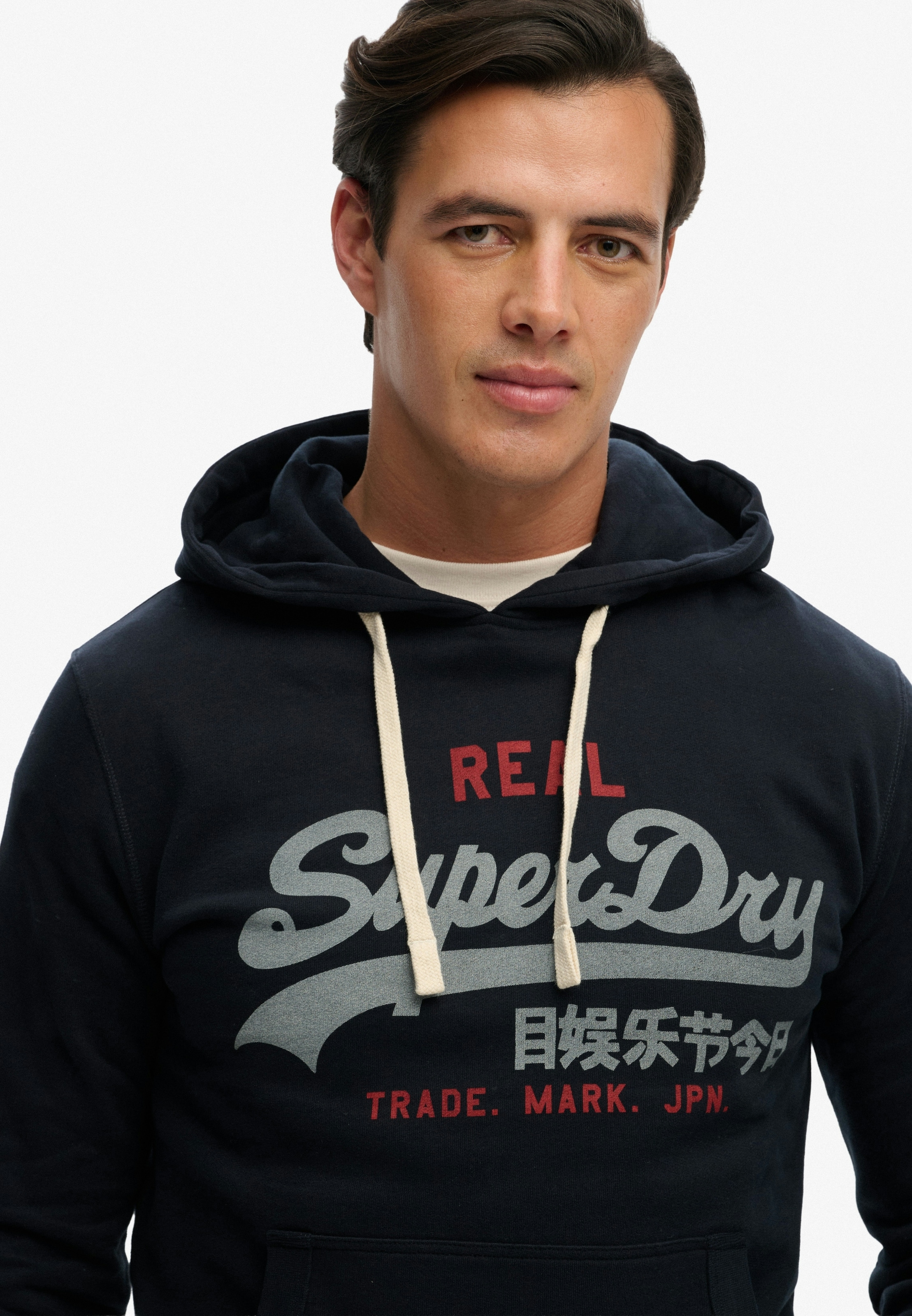 Superdry »VL CLASSIC HOOD«, avec imprimé logo vintage classique
