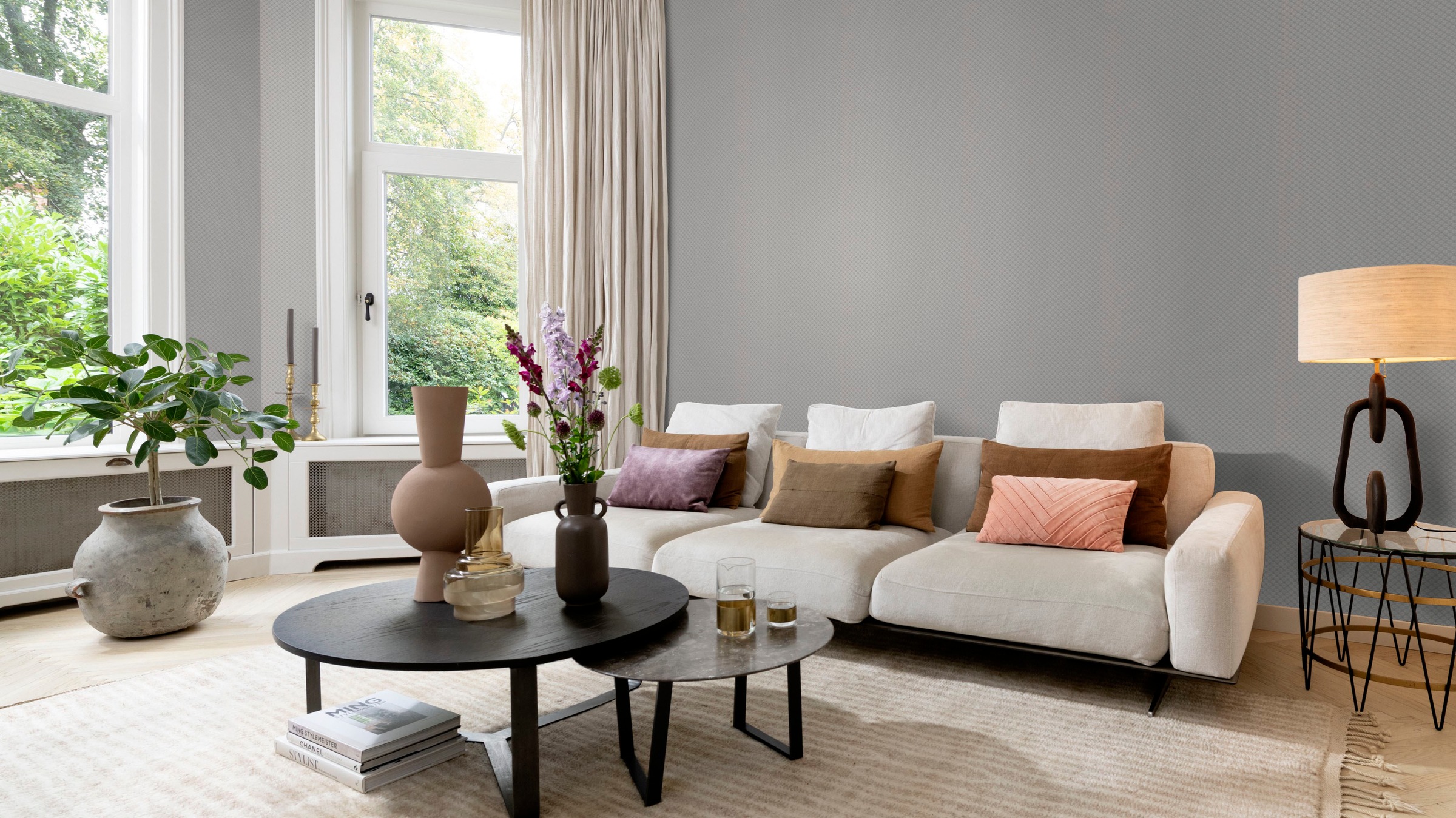 Rasch Papier peint intissé »Tapetenwechsel II« mit Karo-Muster und Glitzer