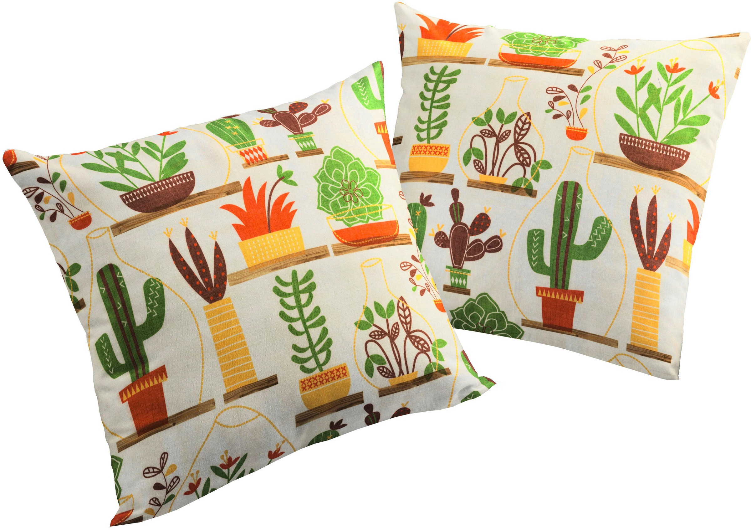 Wirth Coussin décoratif »Oakham« Kissenhülle ohne Füllung, 2 Stück