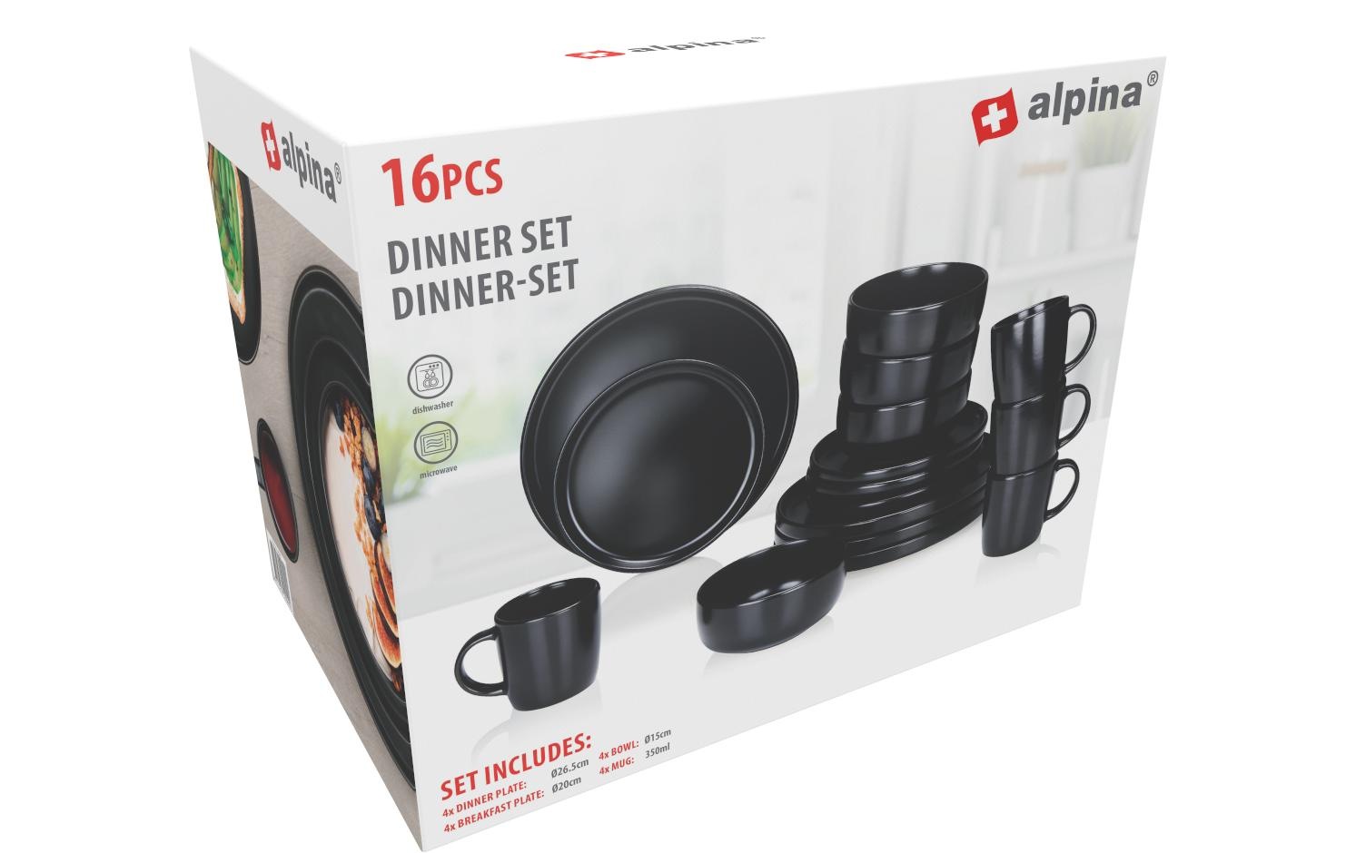   Geschirr-Set »alpina 16-teilig«