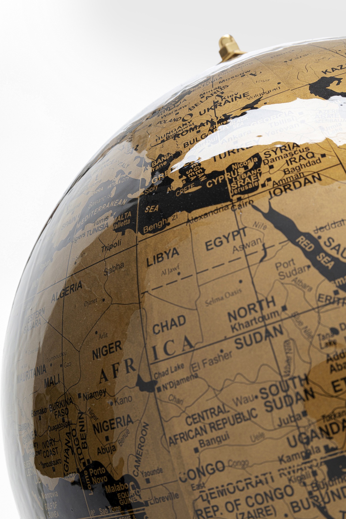 Kare Design Objet décoratif »Deko Objekt Globe Top Gold 47cm«