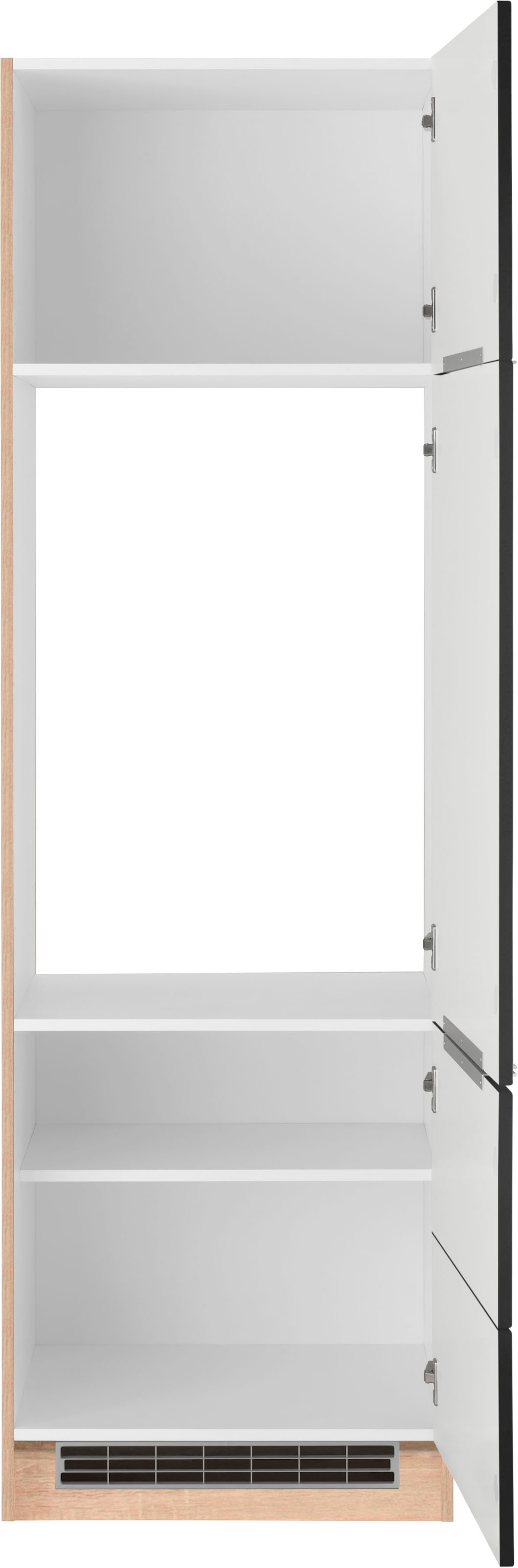 KOCHSTATION Armoire réfrigérée encastrable »KS-Brindisi« 60 cm de large, 200 cm de haut, façades MDF de haute qualité