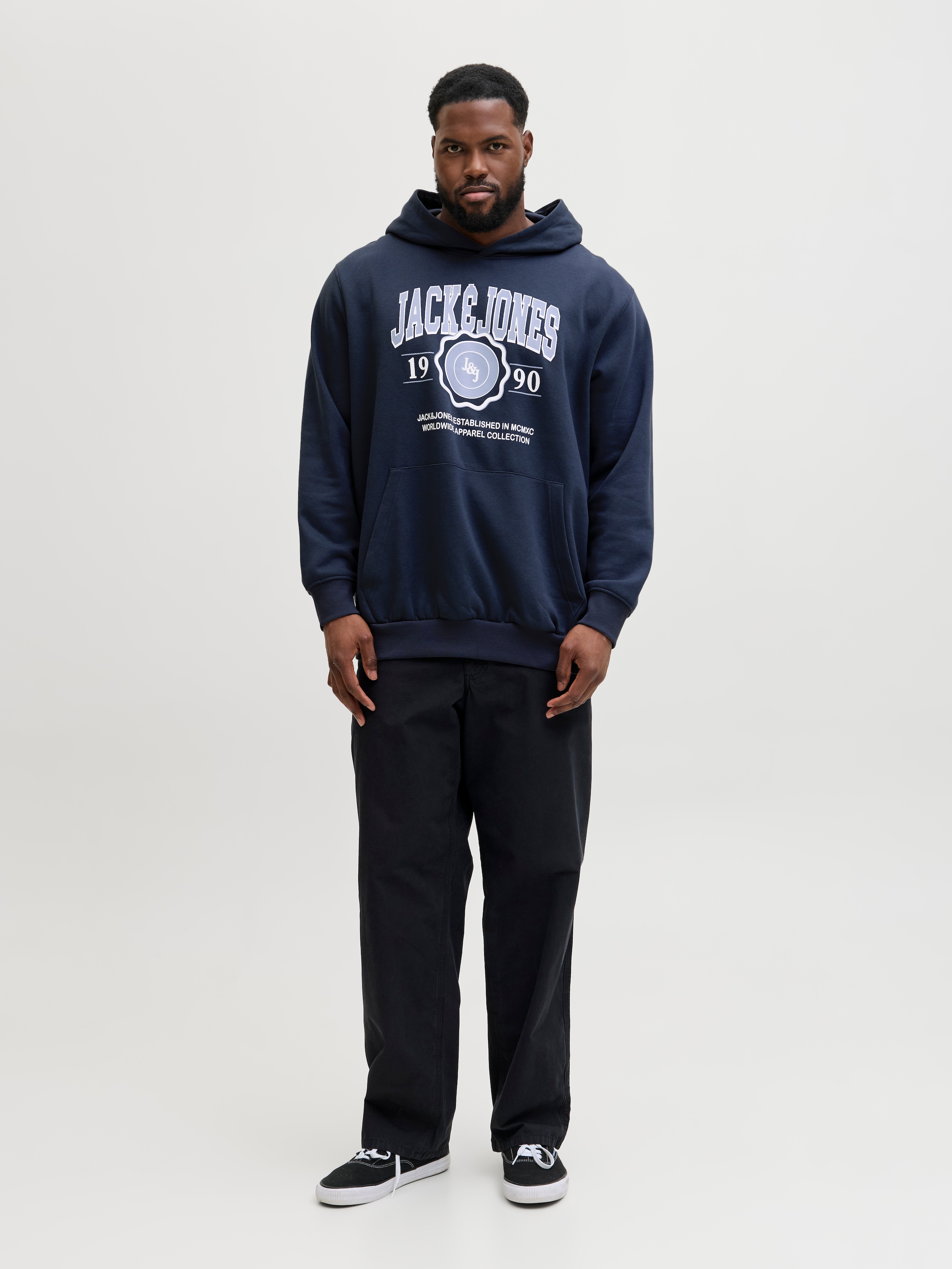 Jack & Jones PlusSize Sweat à capuche »JJMAKO SWEAT HOOD PLS«

