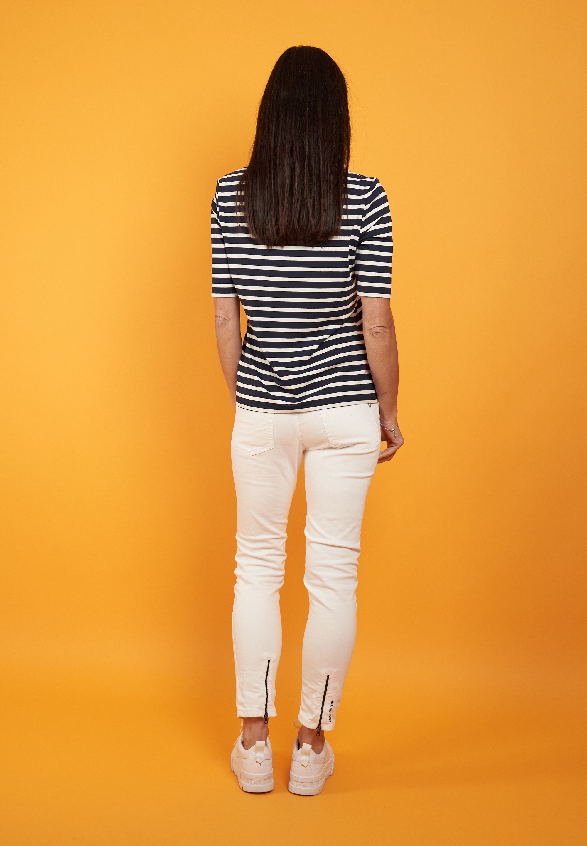 Seidel Moden T-Shirt mit Streifenmuster, MADE IN GERMANY