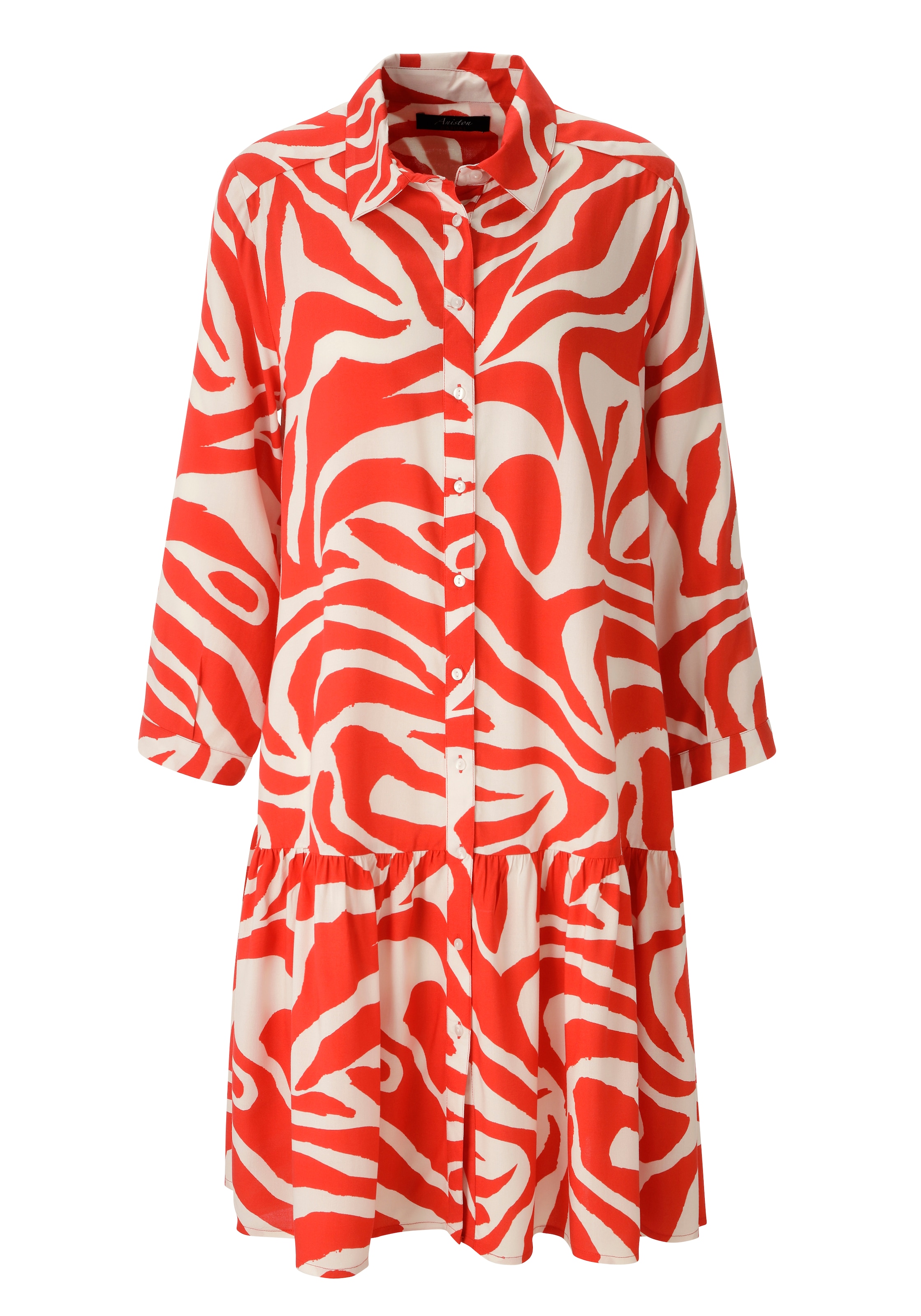 Aniston CASUAL Robe chemisier mit extravagantem, grafischen Druck - NEUE KOLLEKTION