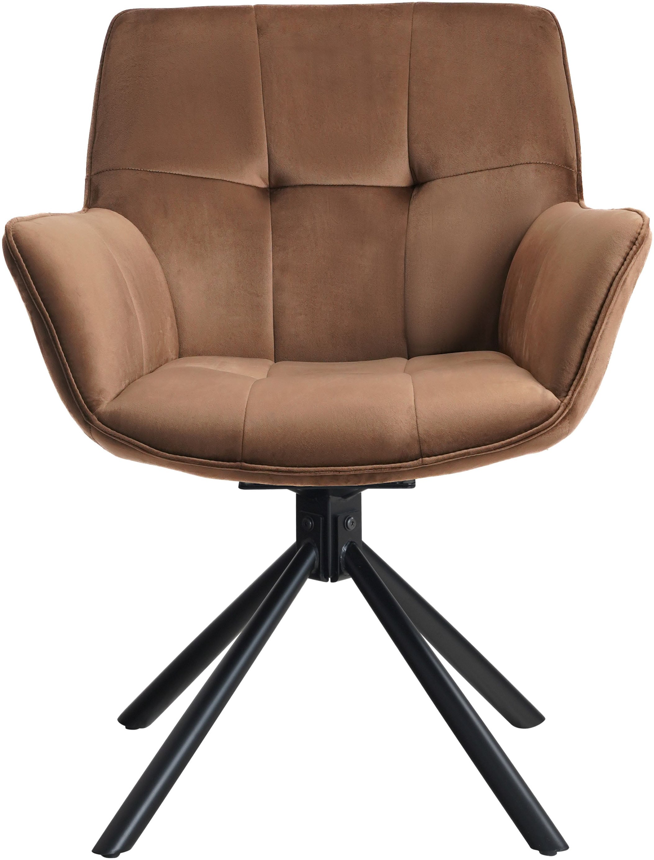 GOODproduct Drehstuhl »Lika« () 2er Set, 360 Grad Drehfunktion, Samtpolsterung