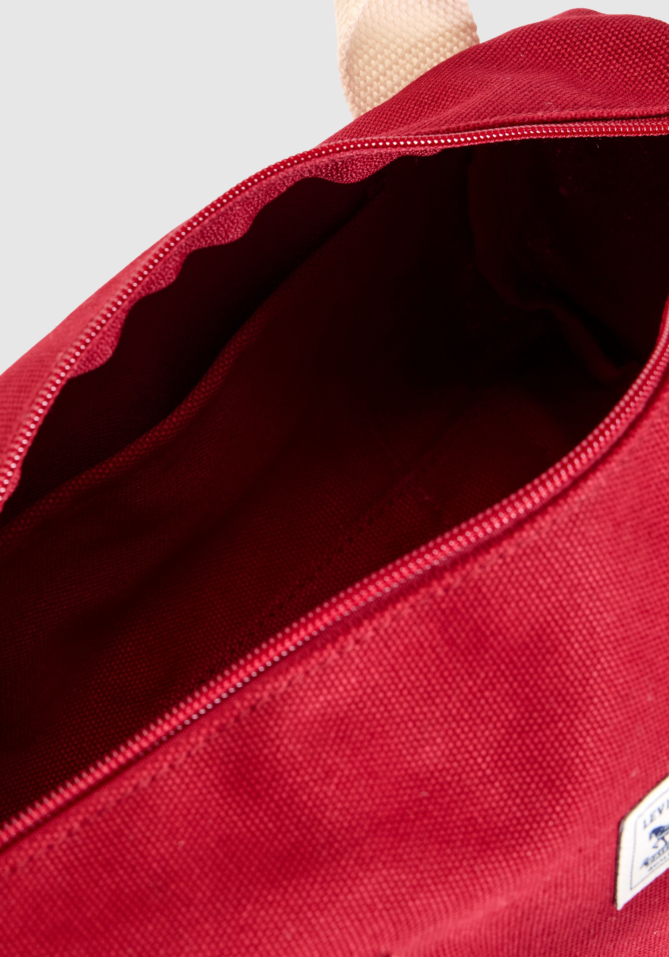 Levi's® Sac à main »HARLEY SMALL BARREL« Canvas-Tasche mit Kontrast-Details und Logo-Badge